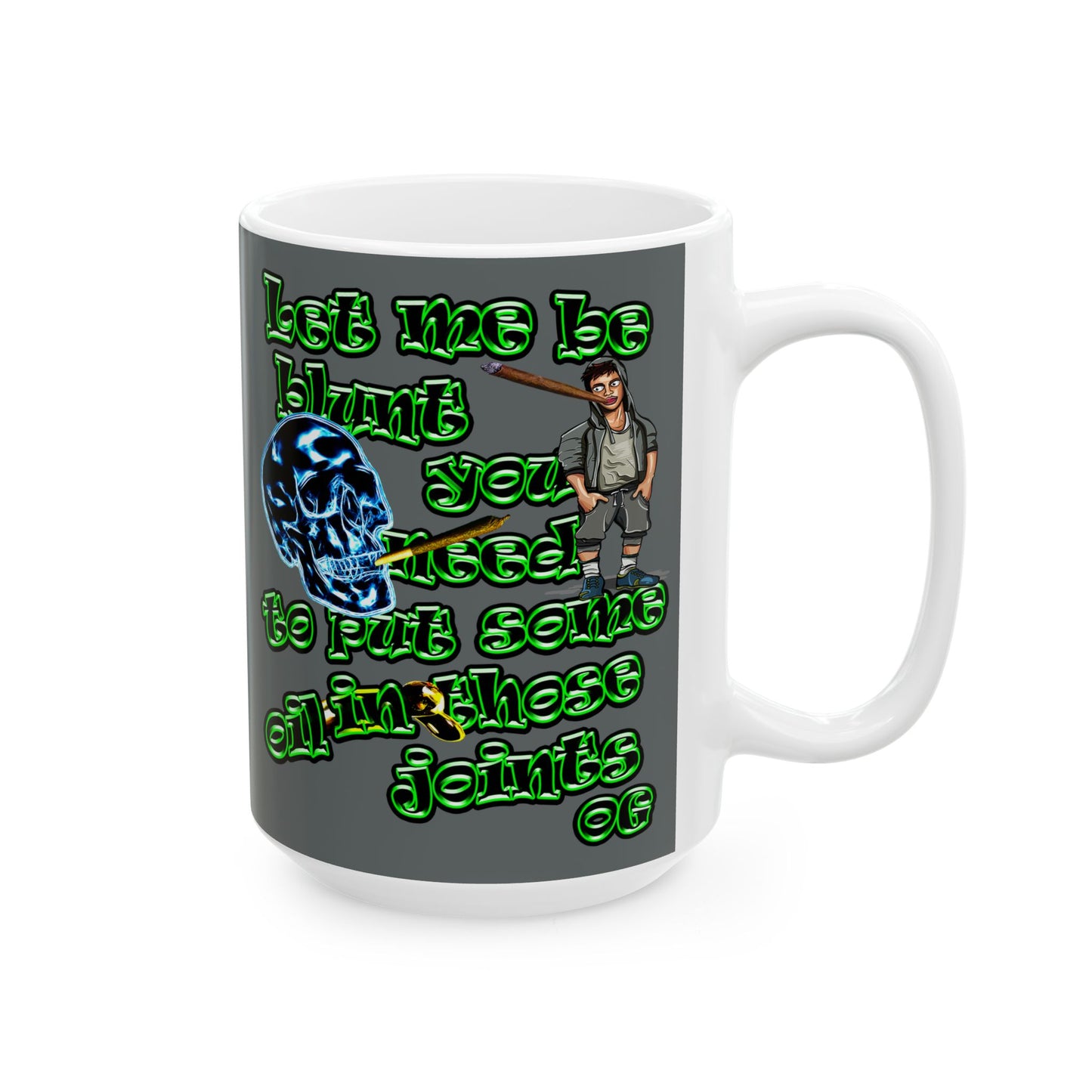 og - White Mug (dark grey)