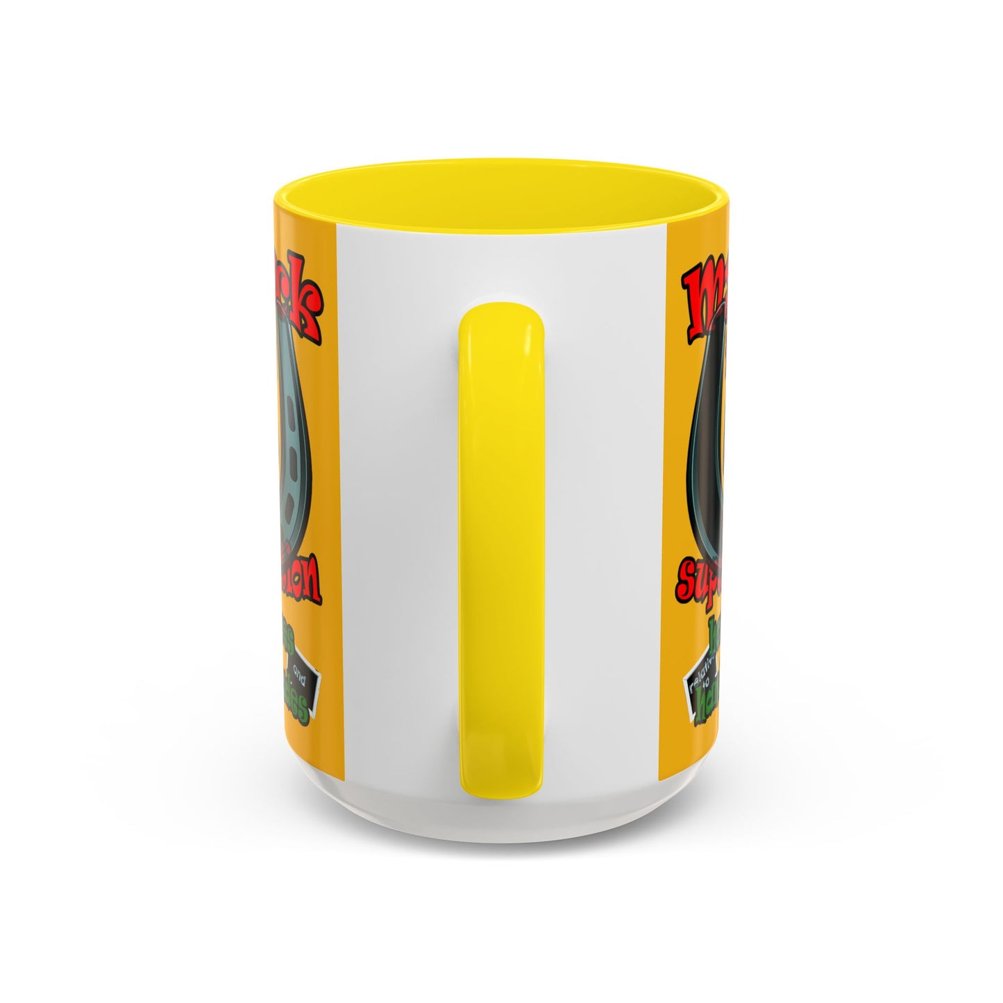 my luck - Accent Mug (yellow)