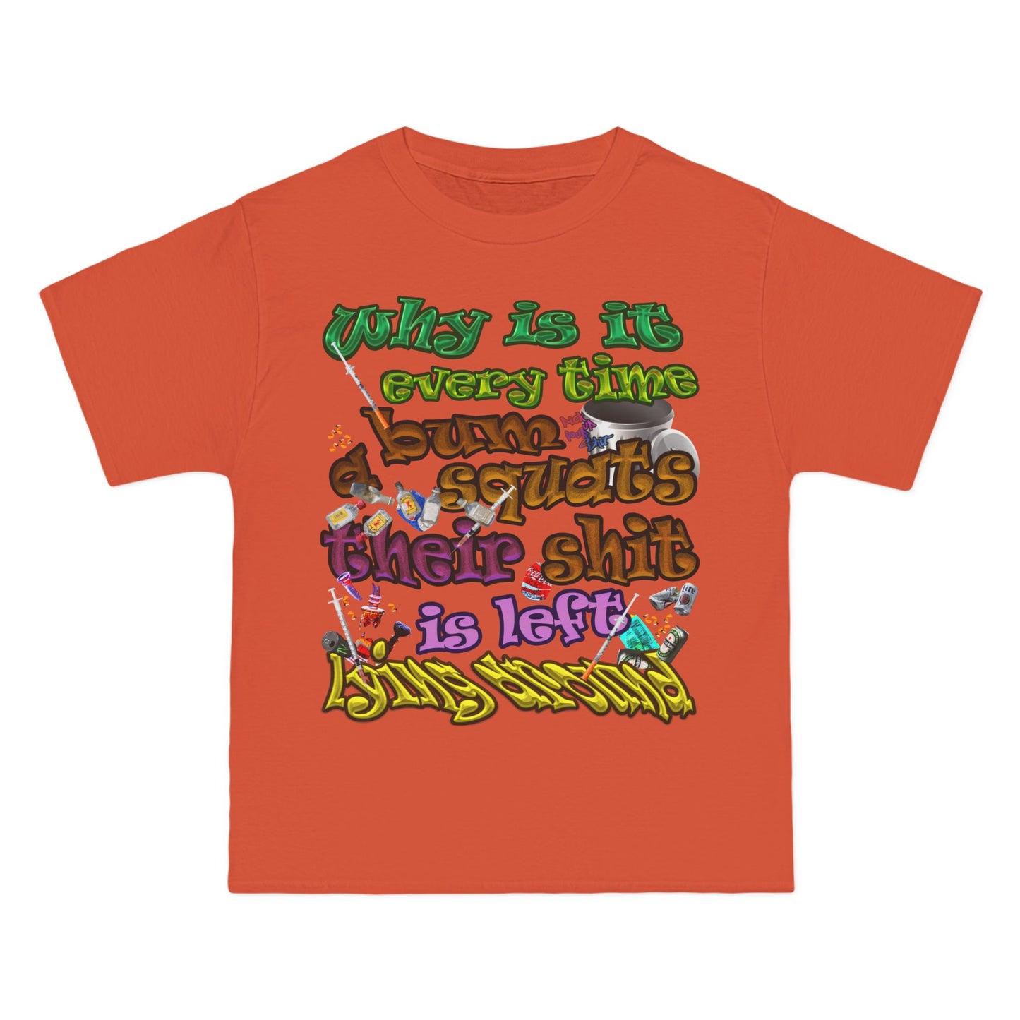 the bum's shit - Beefy-T® Short-Sleeve T-Shirt
