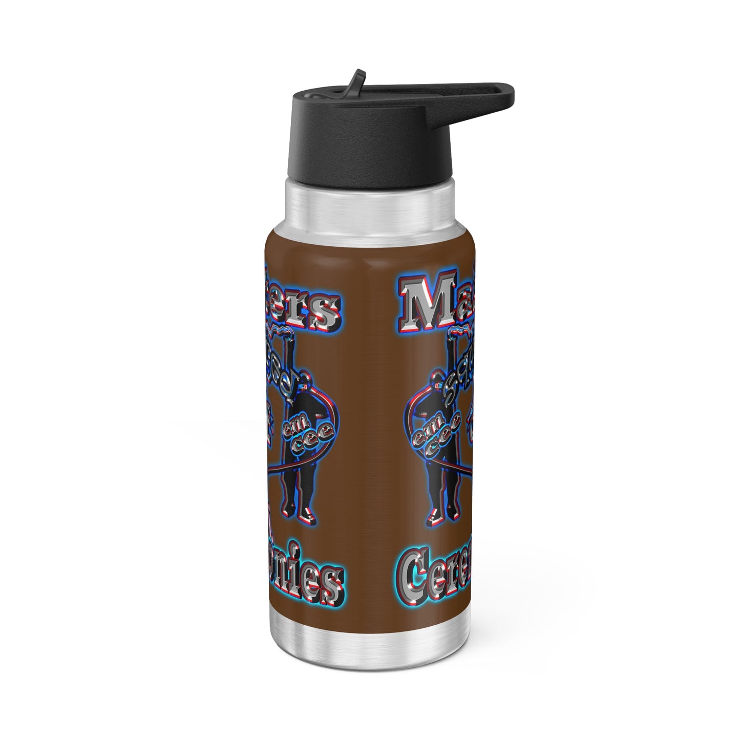 em cee squared - Gator Tumbler, 32oz (brown)
