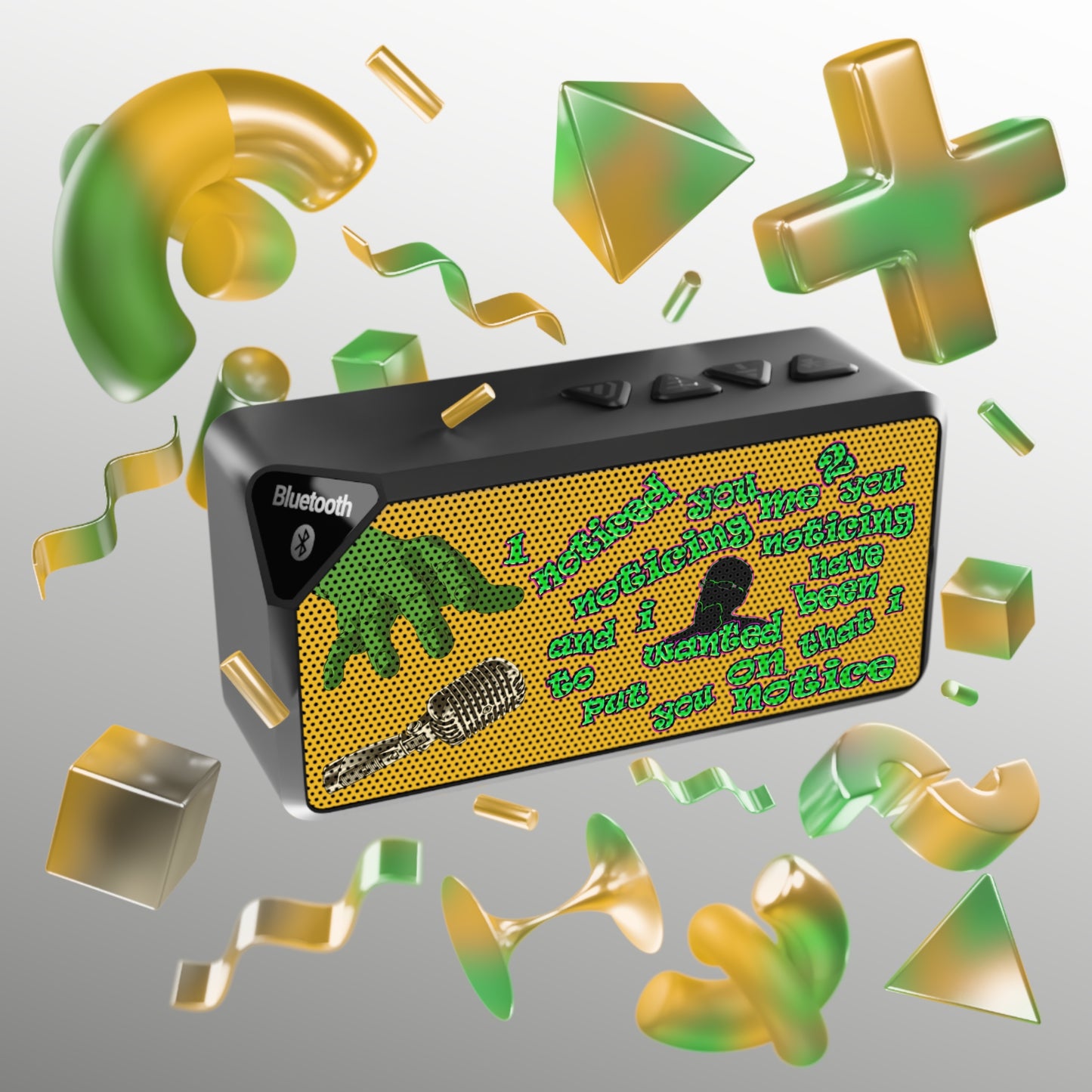 noticed you noticing - Jabba Bluetooth Speaker (yellow)