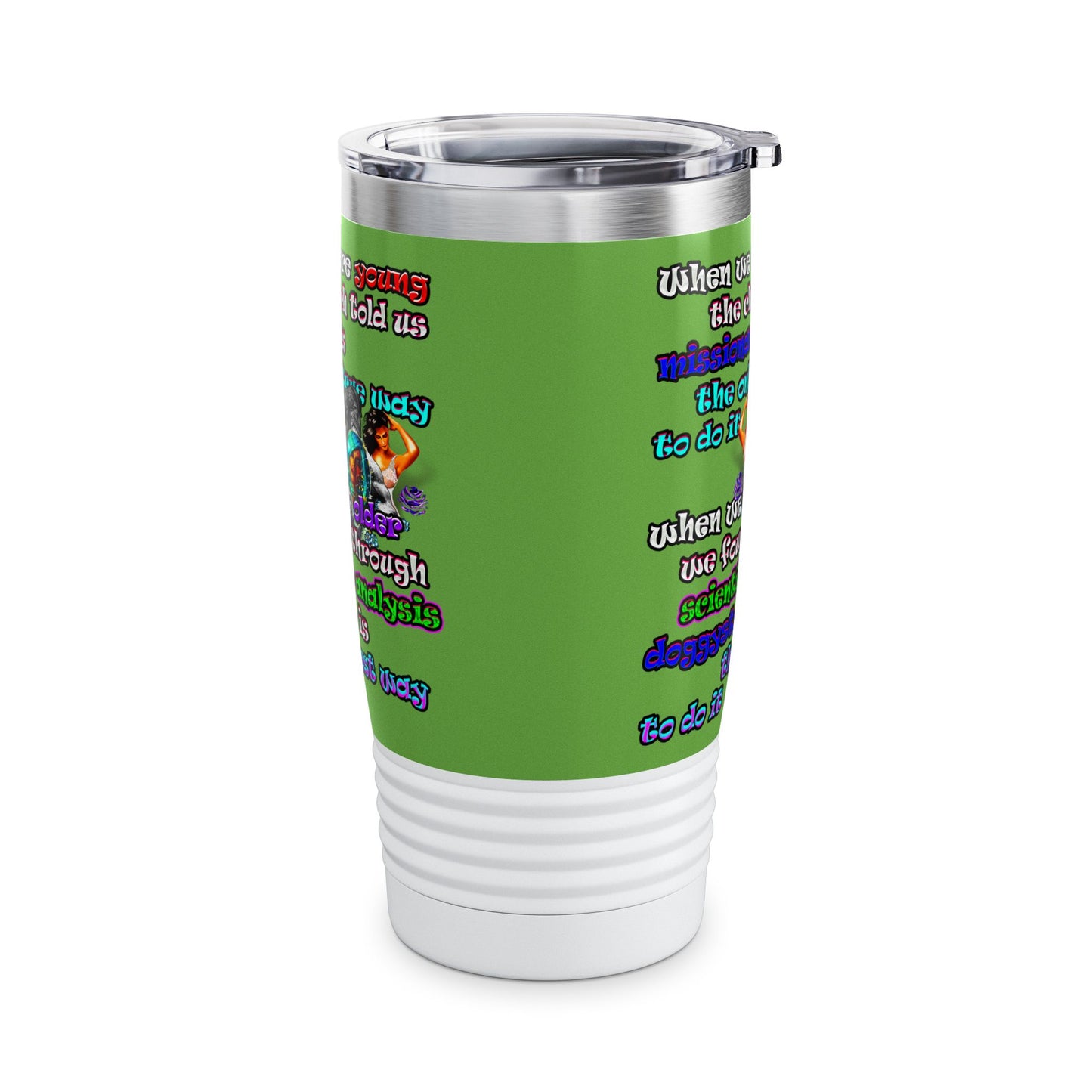 doggystyle - Ringneck Tumbler, 20oz (green)