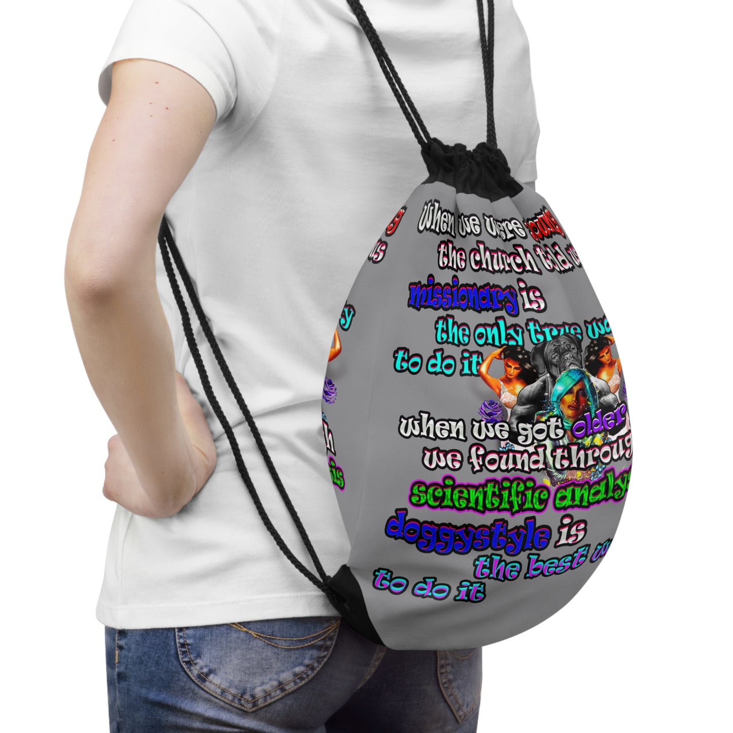 doggystyle - Drawstring Bag (grey)