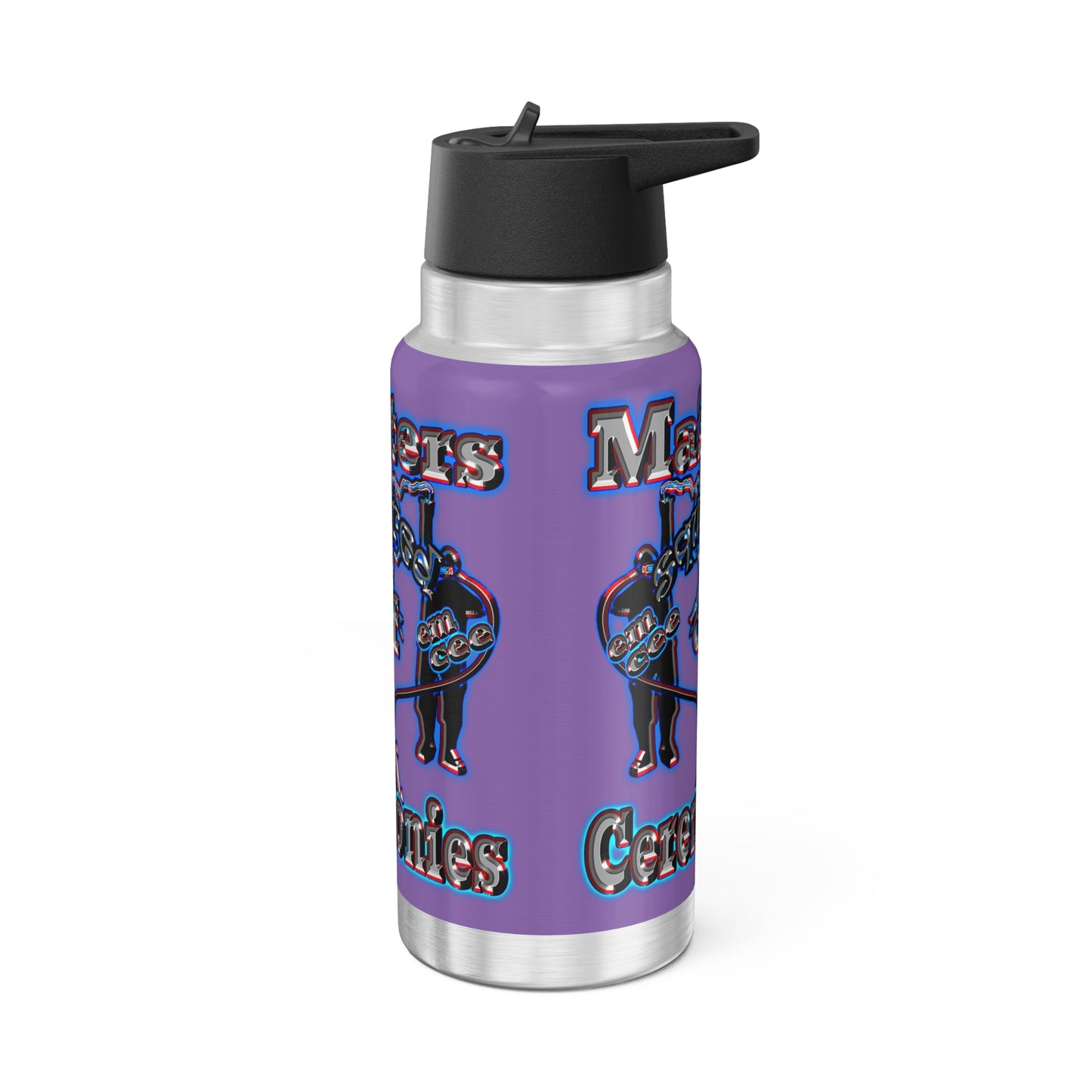 em cee squared - Gator Tumbler, 32oz (light purple)