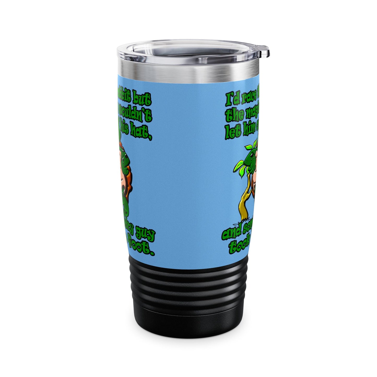 turtle race - Ringneck Tumbler, 20oz (light blue)