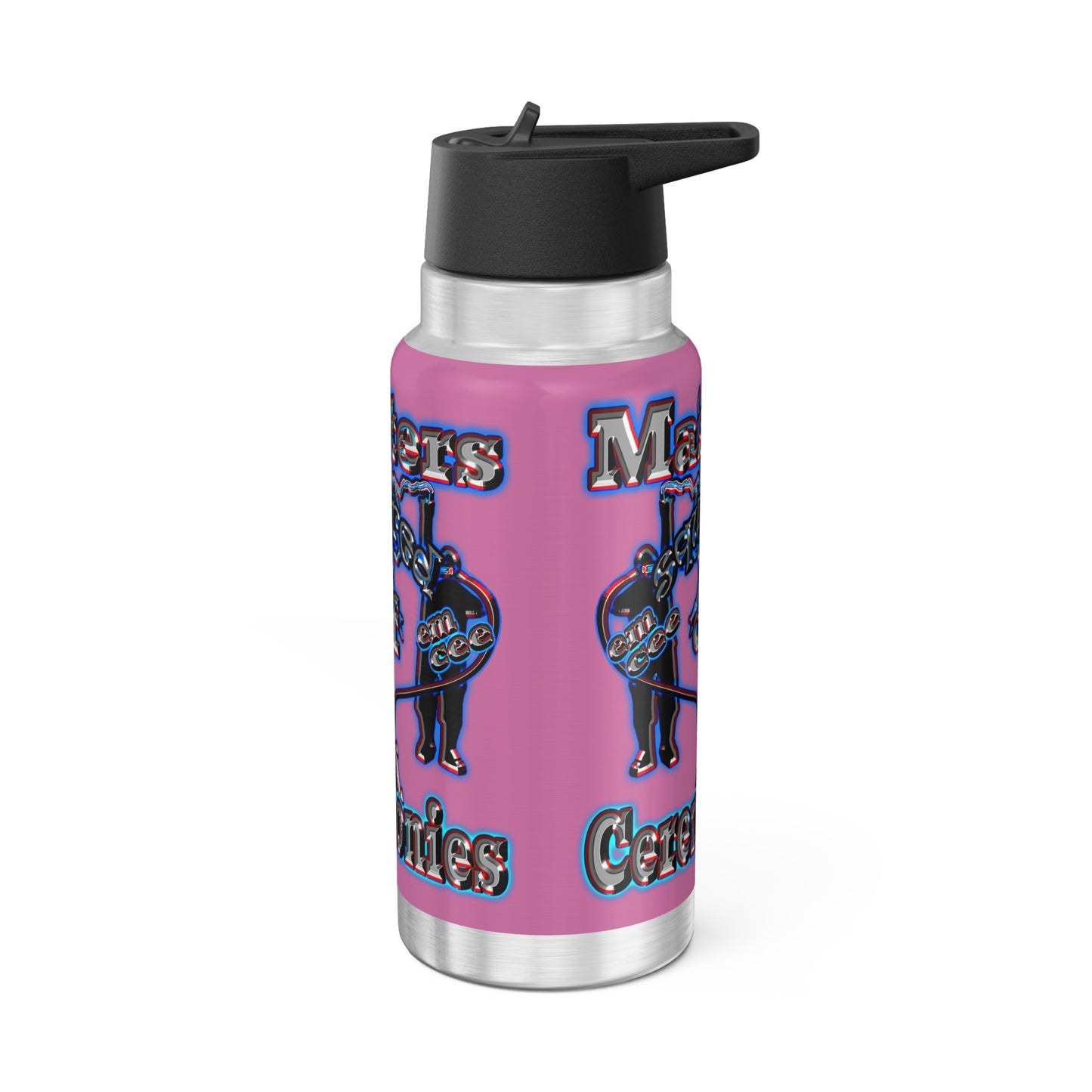 em cee squared - Gator Tumbler, 32oz (light pink)