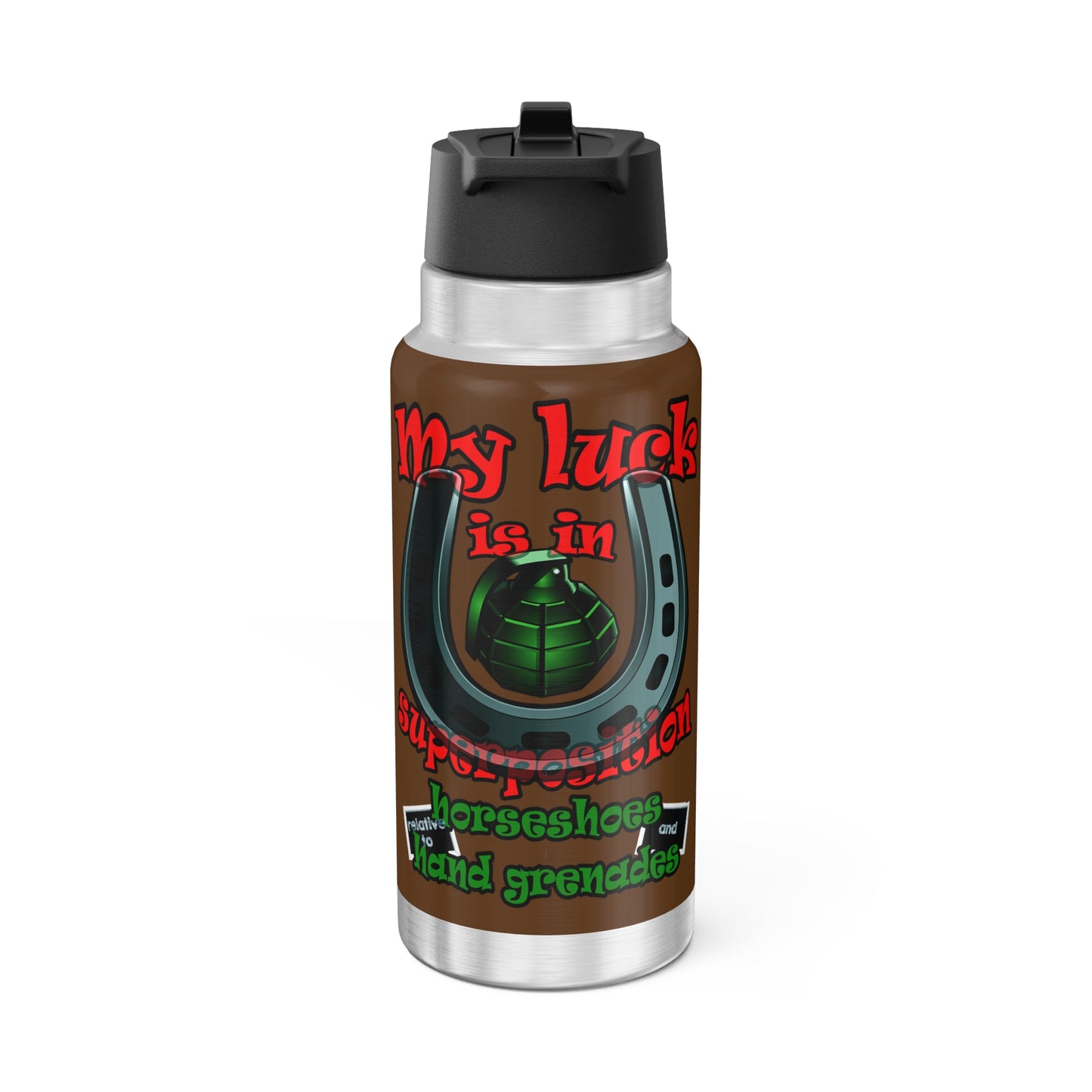 my luck - Gator Tumbler, 32oz (brown)