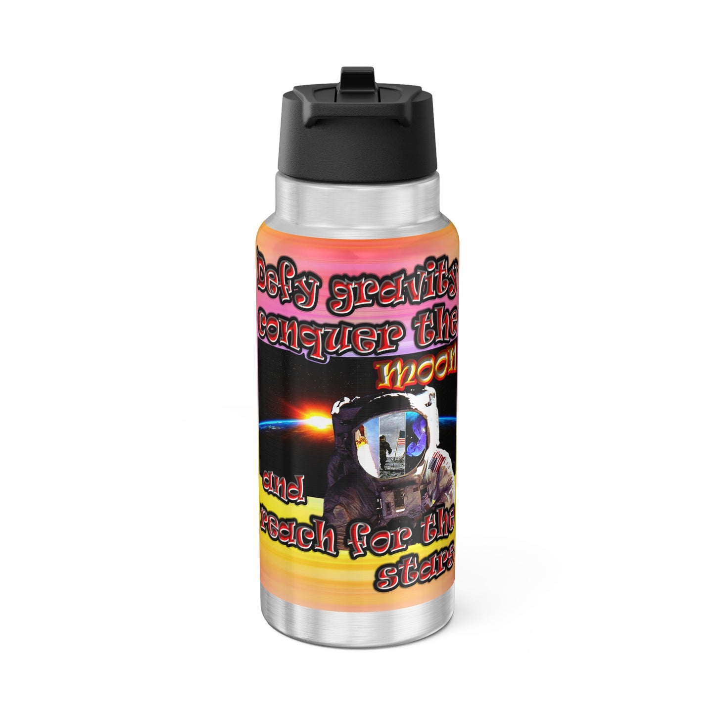 defy conquer reach - Gator Tumbler, 32oz (color blur)