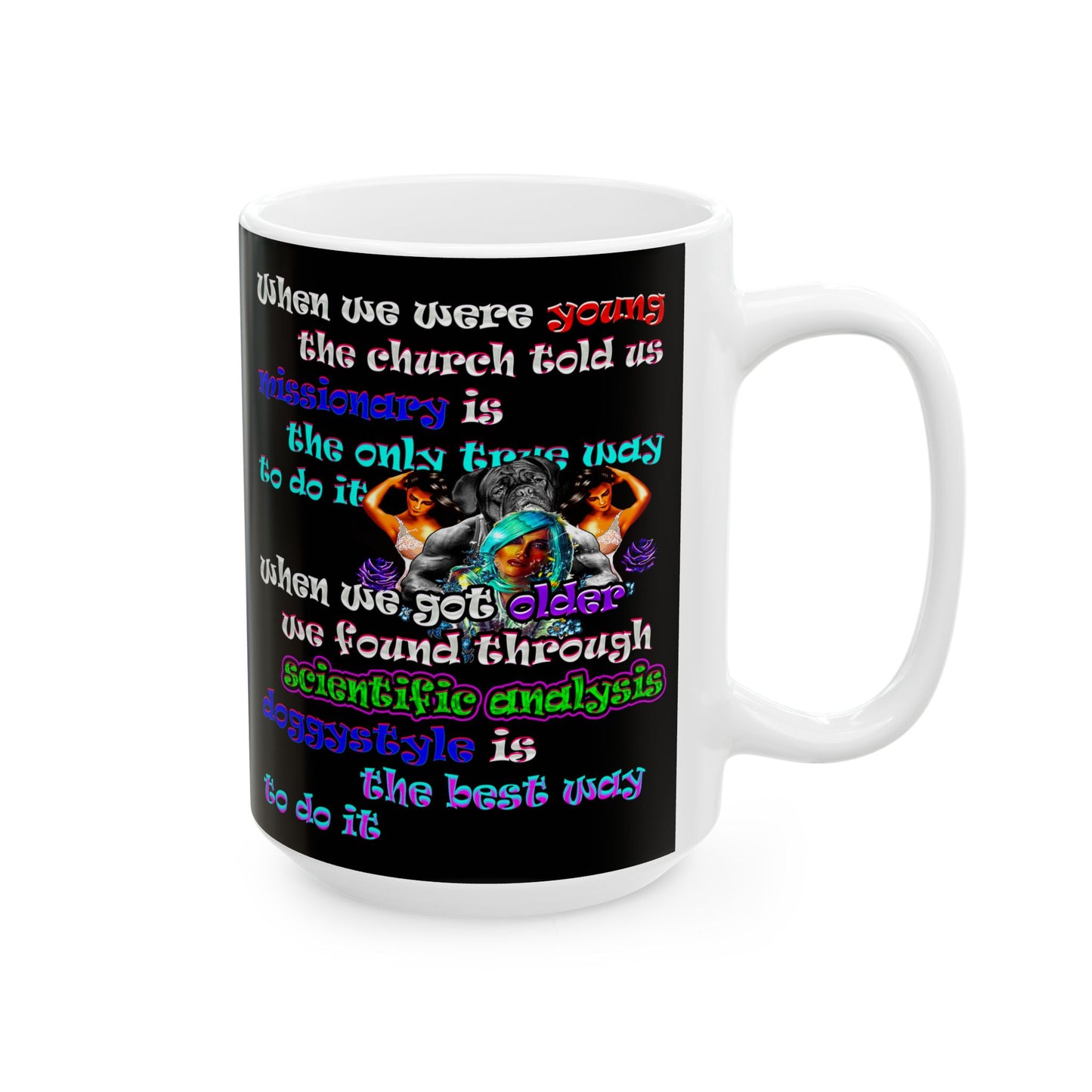 doggystyle - White Mug (black)