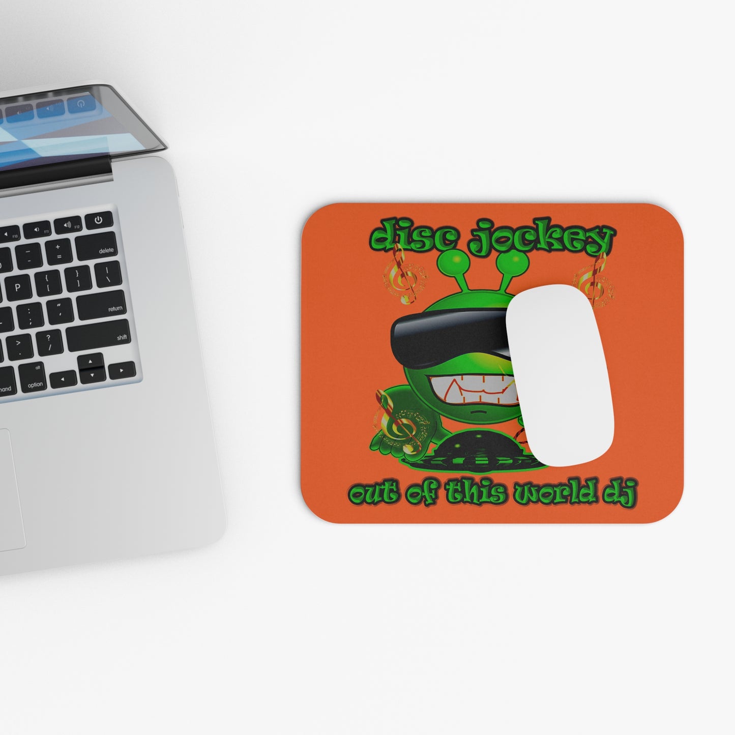 disc jockey - Mouse Pad (Rectangle) (orange)