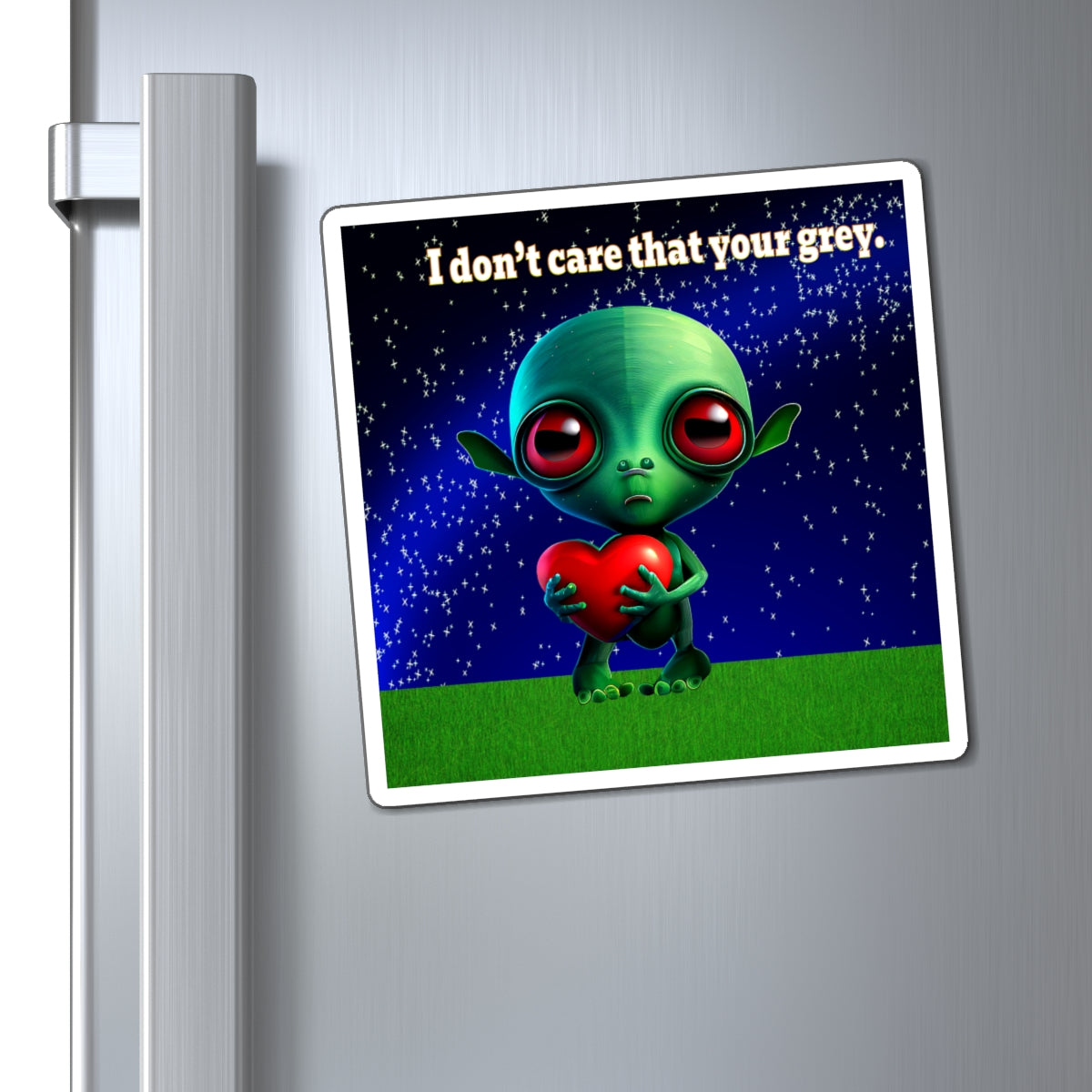 I don't care that your grey - Magnets - ('snoops' background)