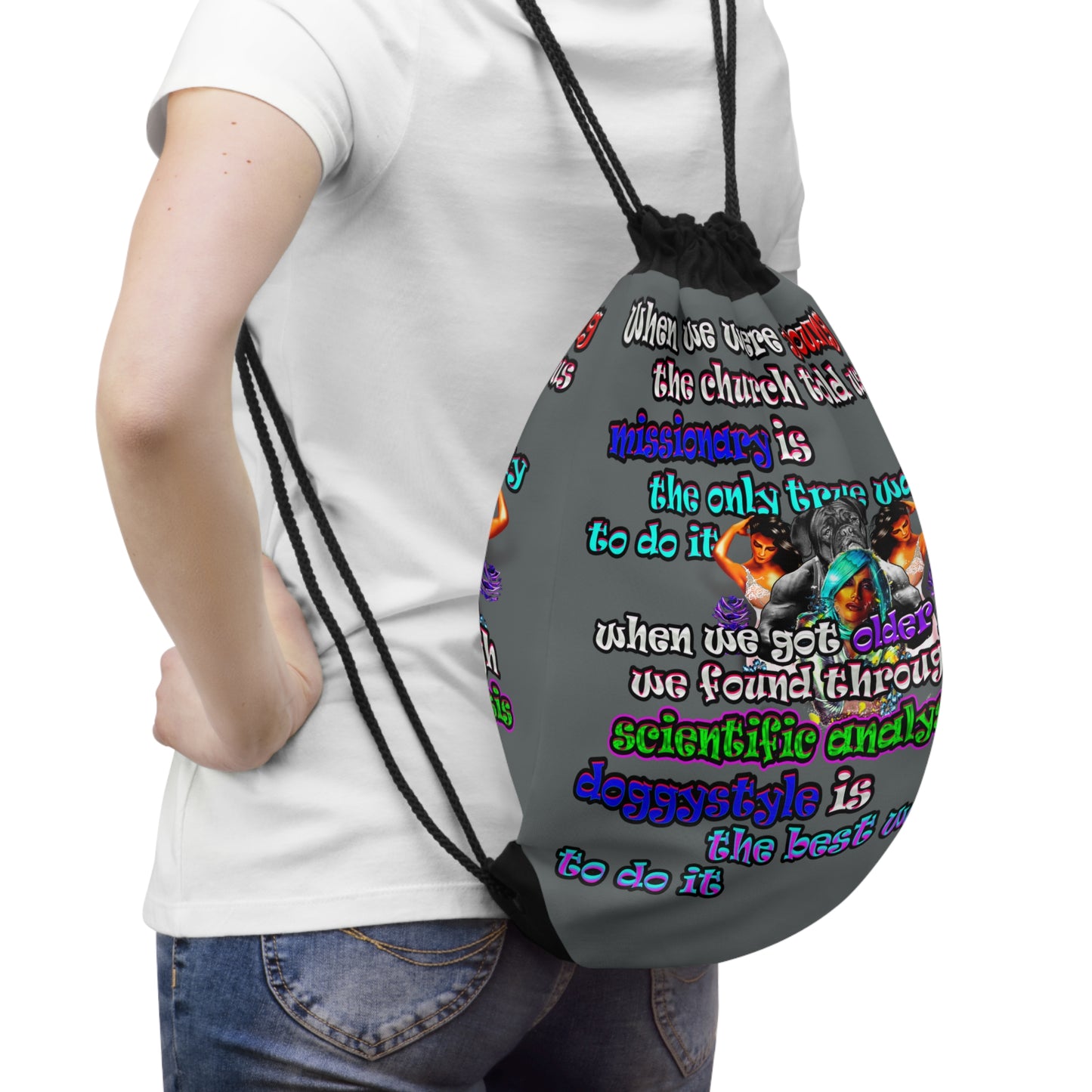 doggystyle - Drawstring Bag (dark grey)