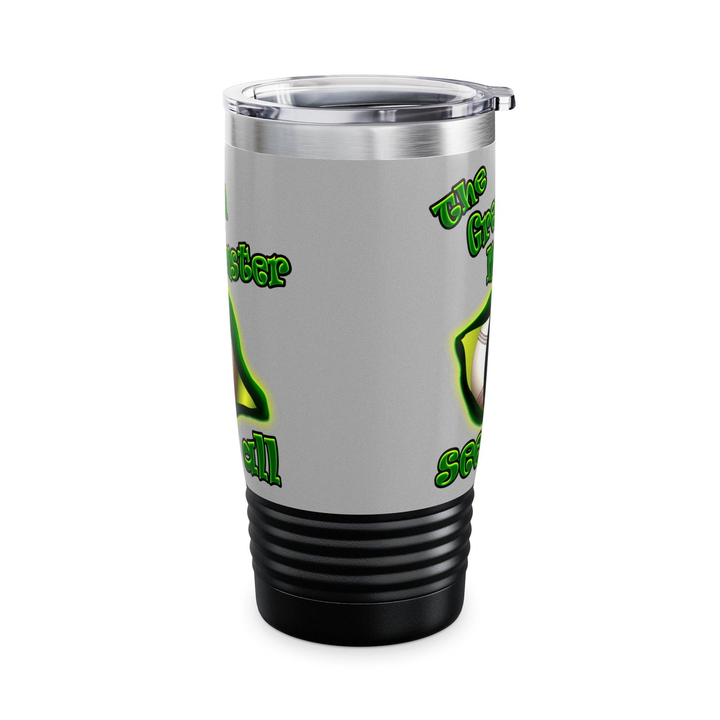green monster - Ringneck Tumbler, 20oz (light grey)