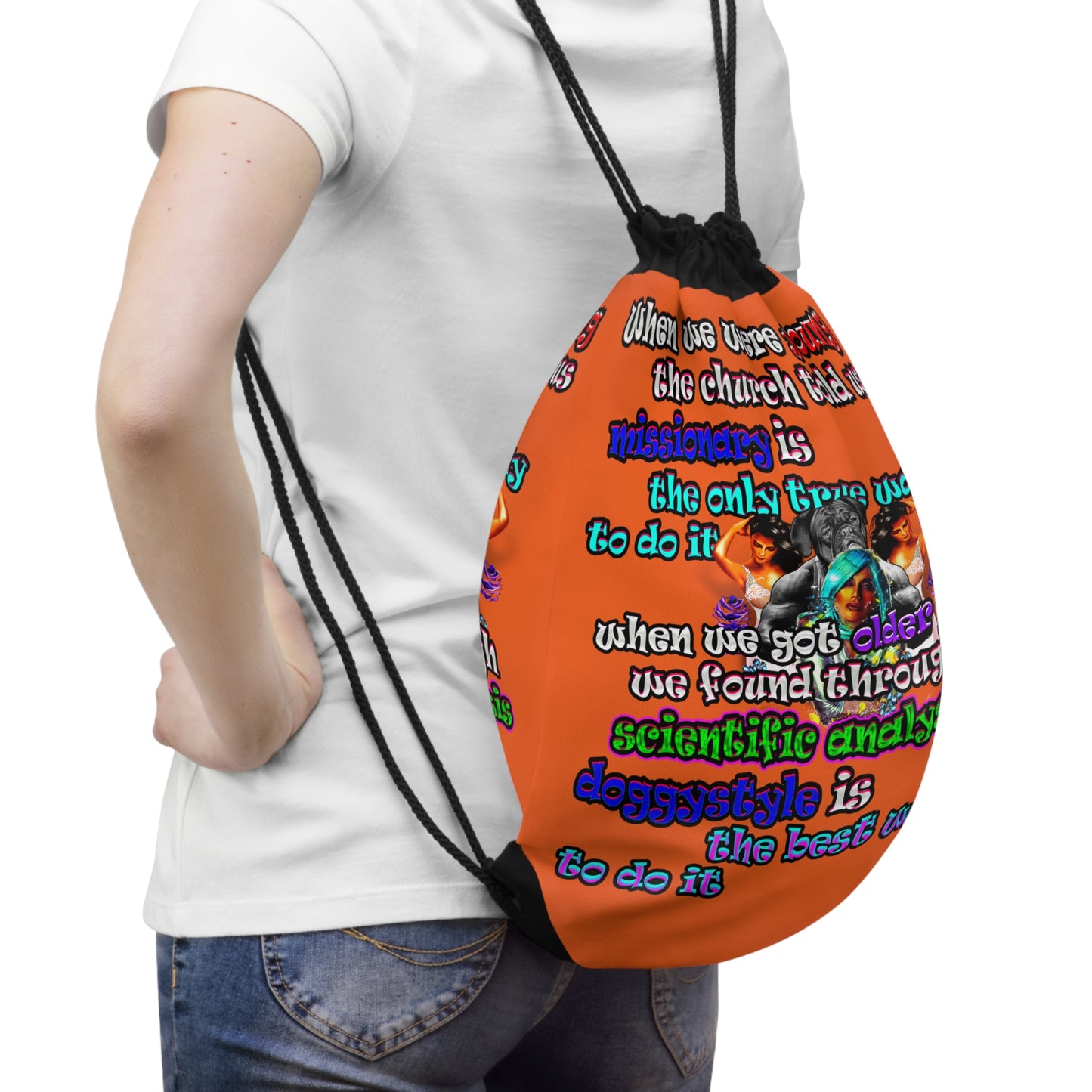 doggystyle - Drawstring Bag (orange)