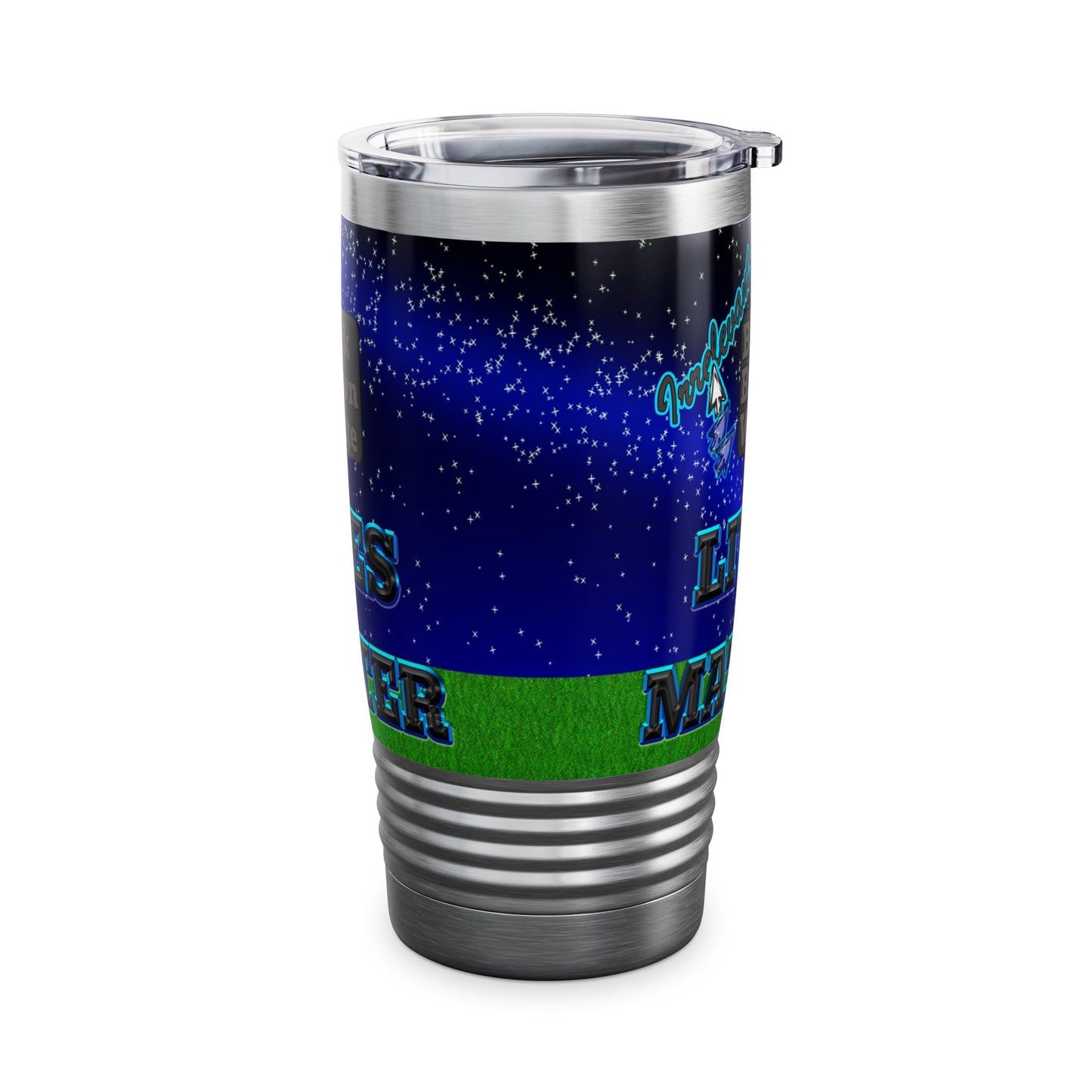 irrelevant - Ringneck Tumbler, 20oz ('snoops' background)