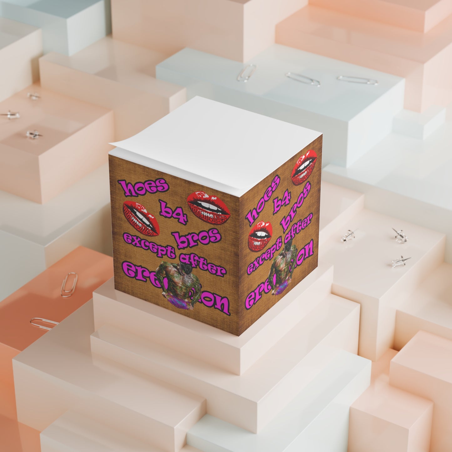 hoes b4 bros - note cube (brown papyrus)