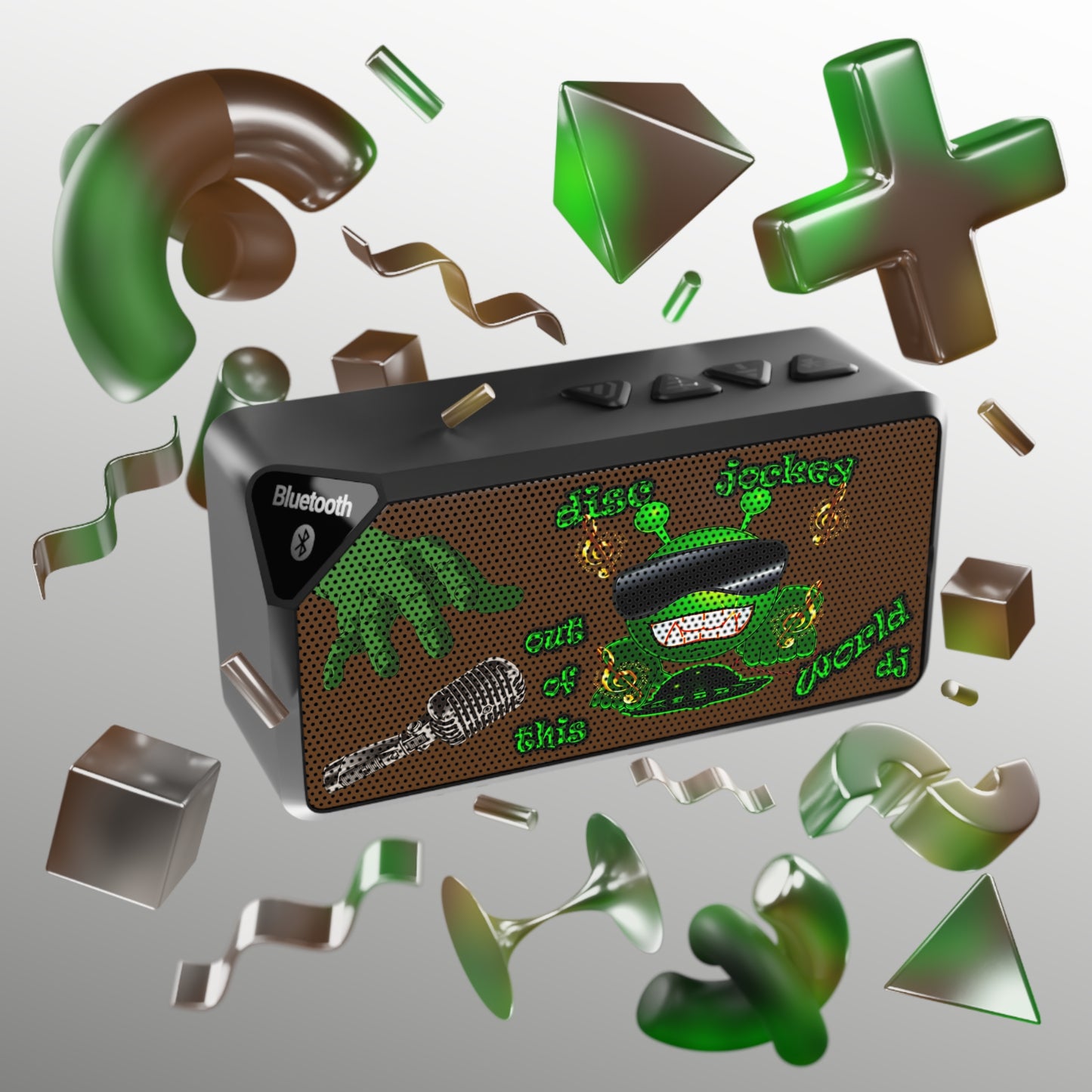 disc jockey - Jabba Bluetooth Speaker (brown)