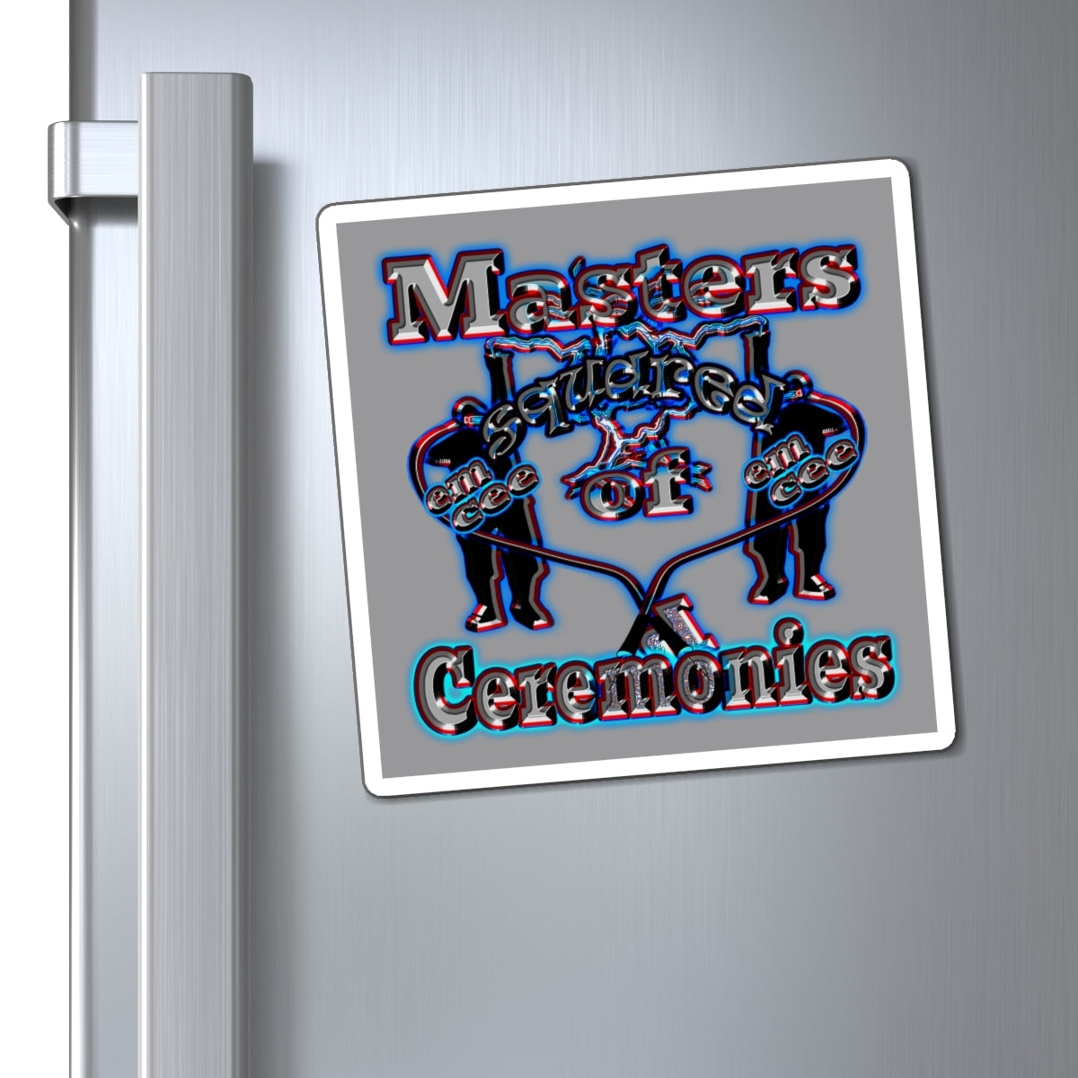 em cee squared - Magnets - (grey)