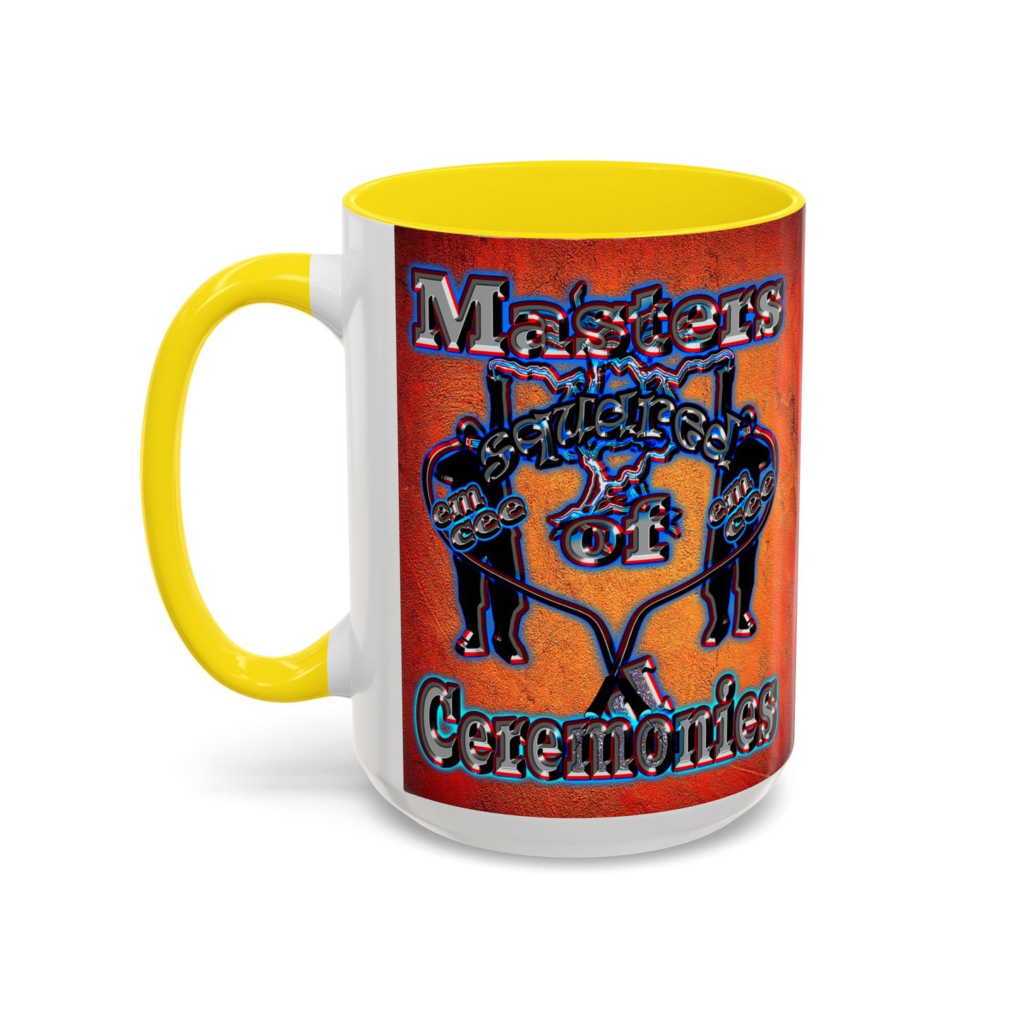 em cee squared - Accent Mug (burnt orange)