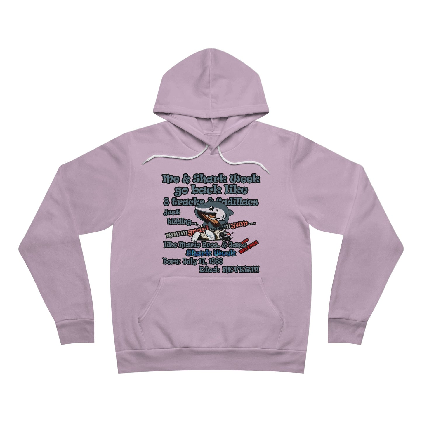 shark week - Unisex Sponge Fleece Pullover Hoodie