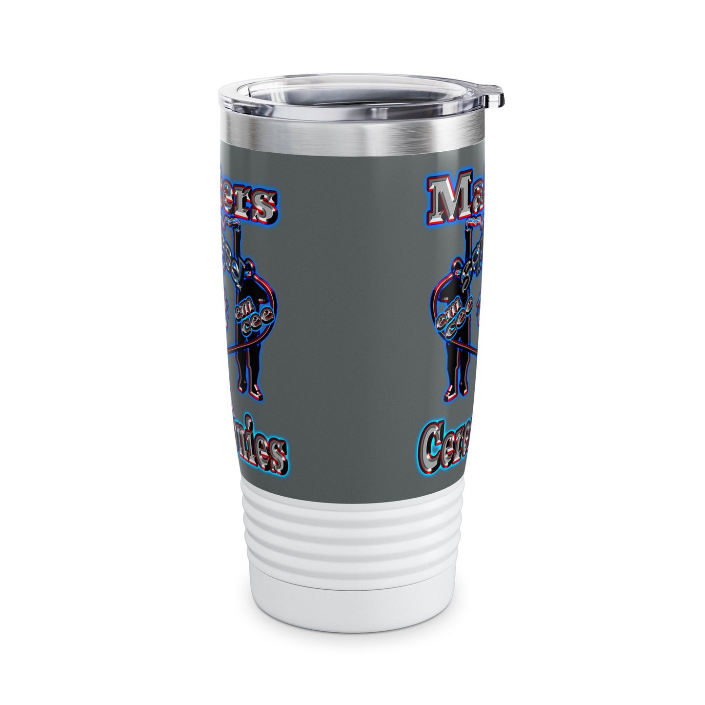 em cee squared - Ringneck Tumbler, 20oz (dark grey)