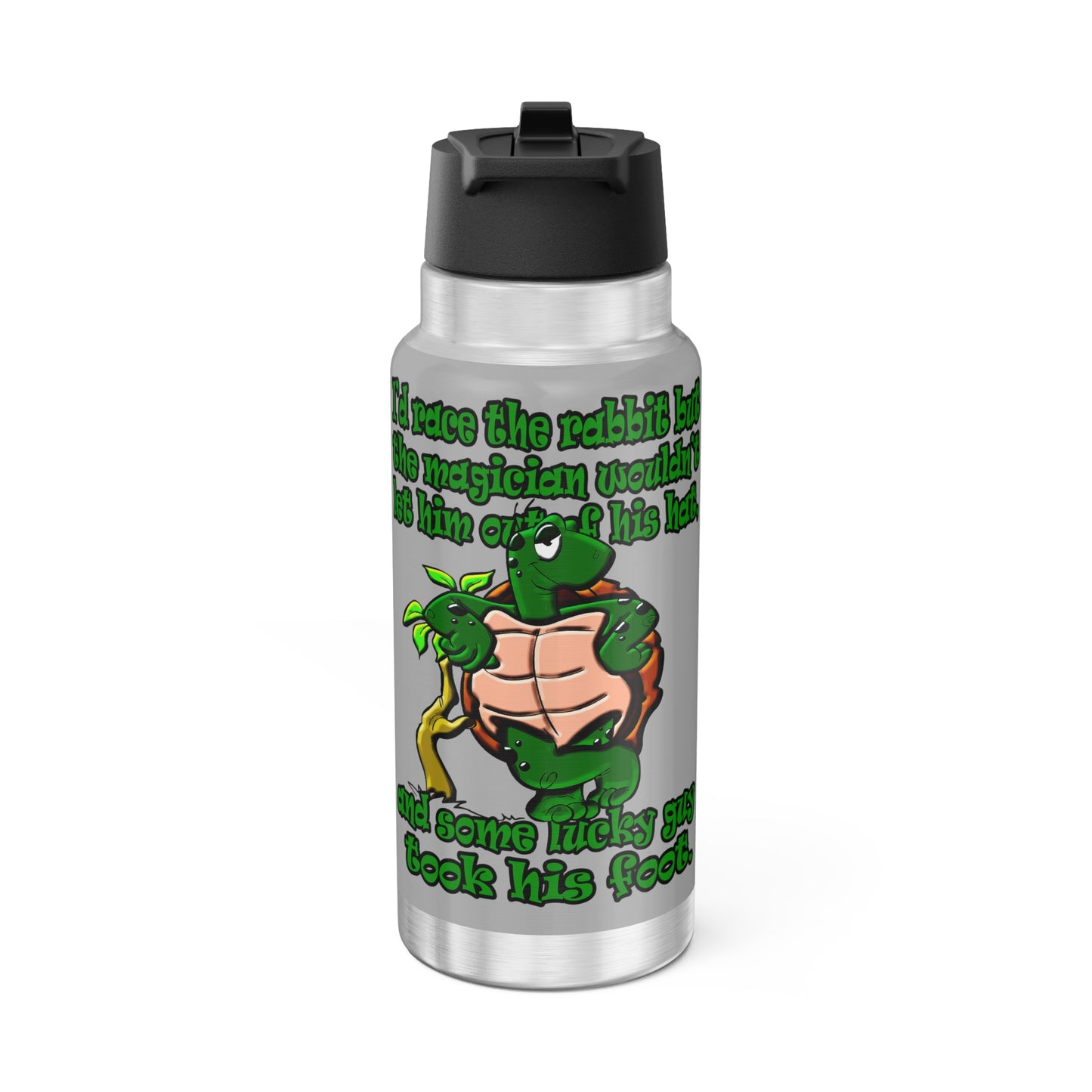 turtle race - Gator Tumbler, 32oz (light grey)