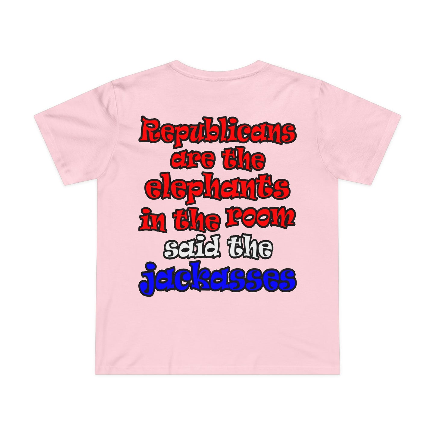donkeys and elephants - Women’s Maple Tee