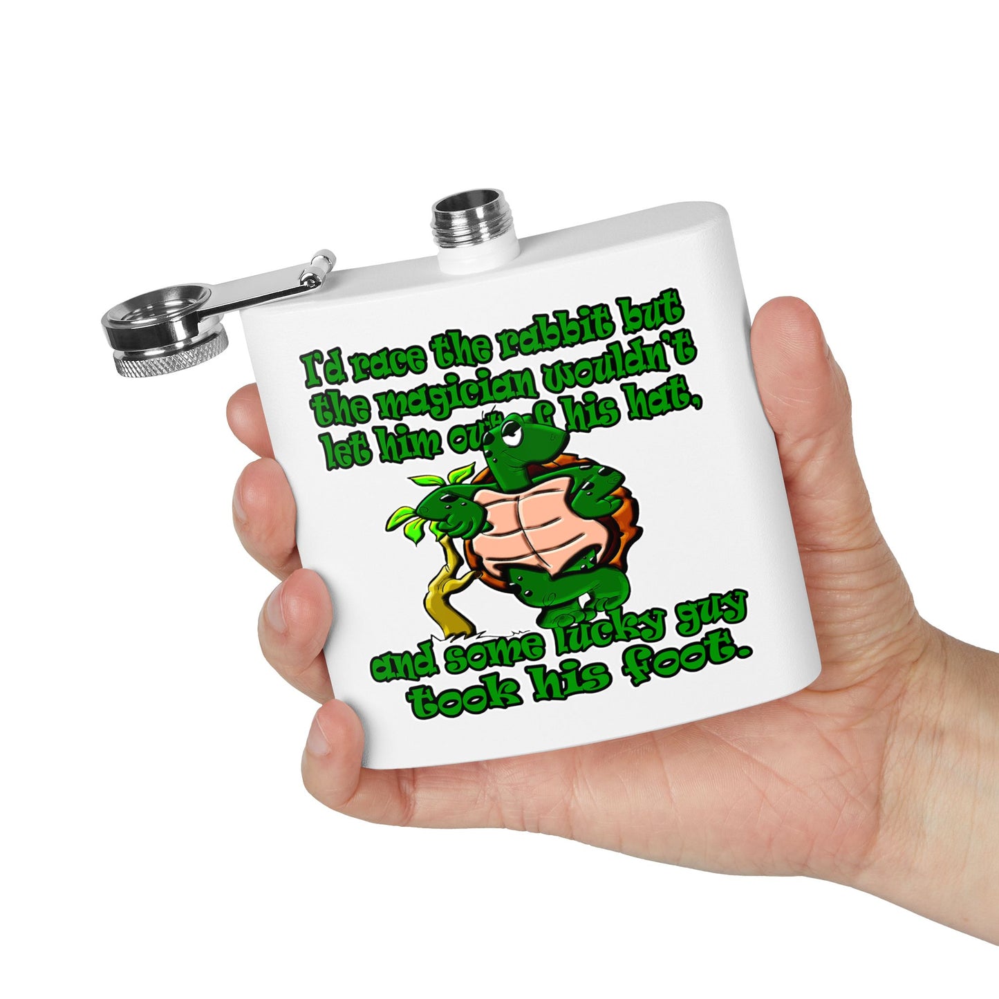 turtle race - Stainless Steel Flask
