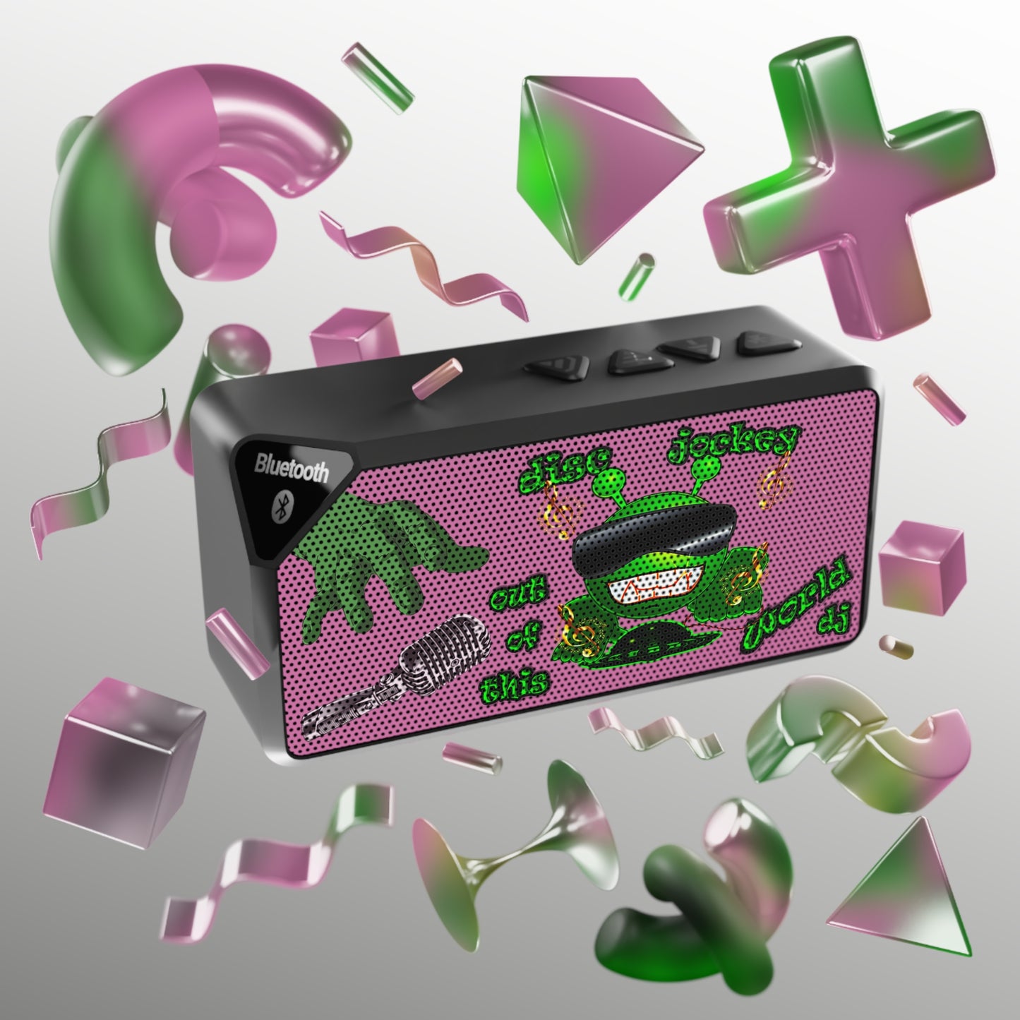 disc jockey - Jabba Bluetooth Speaker (light pink)