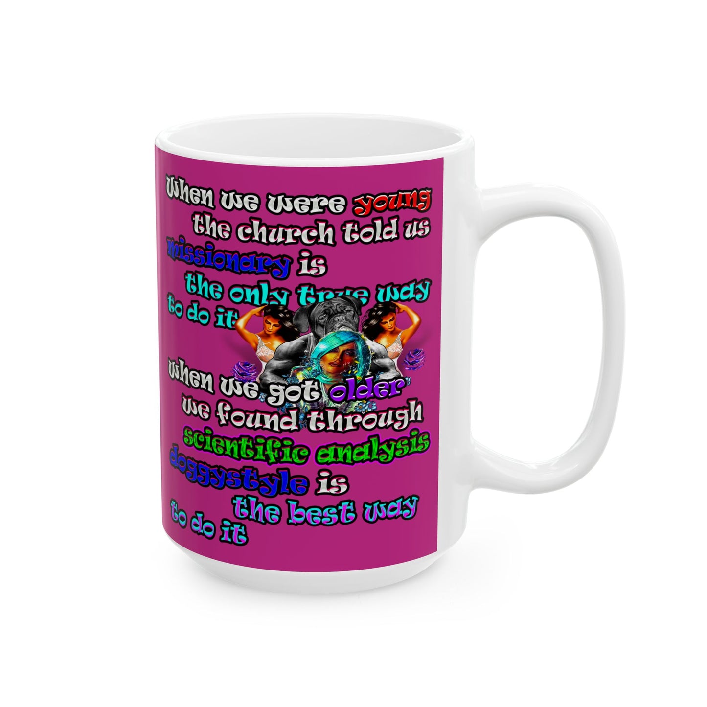 doggystyle - White Mug (pink)