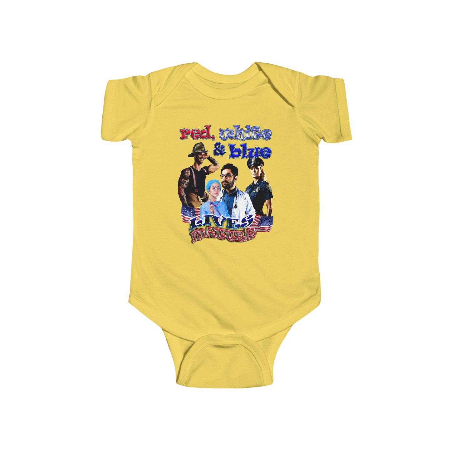 rw&b lives matter - Infant Fine Jersey Bodysuit