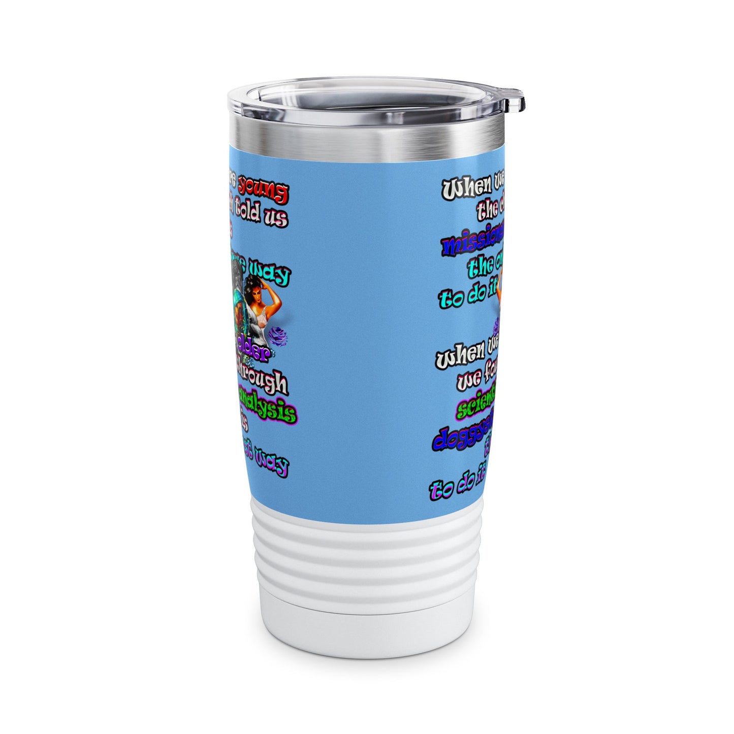 doggystyle - Ringneck Tumbler, 20oz (light blue)