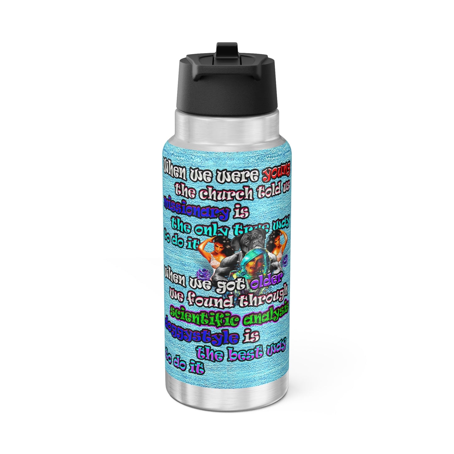 doggystyle - Gator Tumbler, 32oz (faded blue)