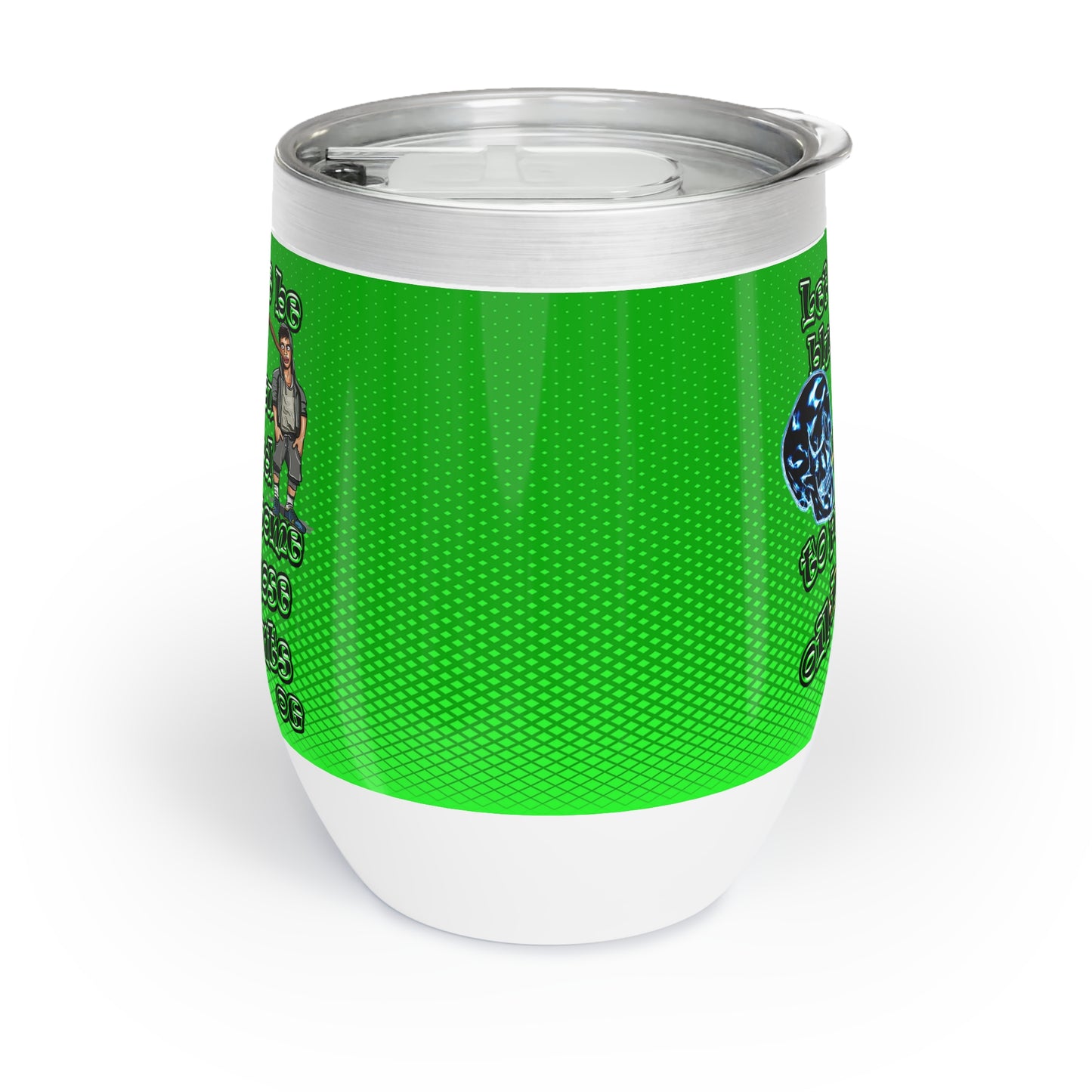 og - Chill Wine Tumbler (logo green)