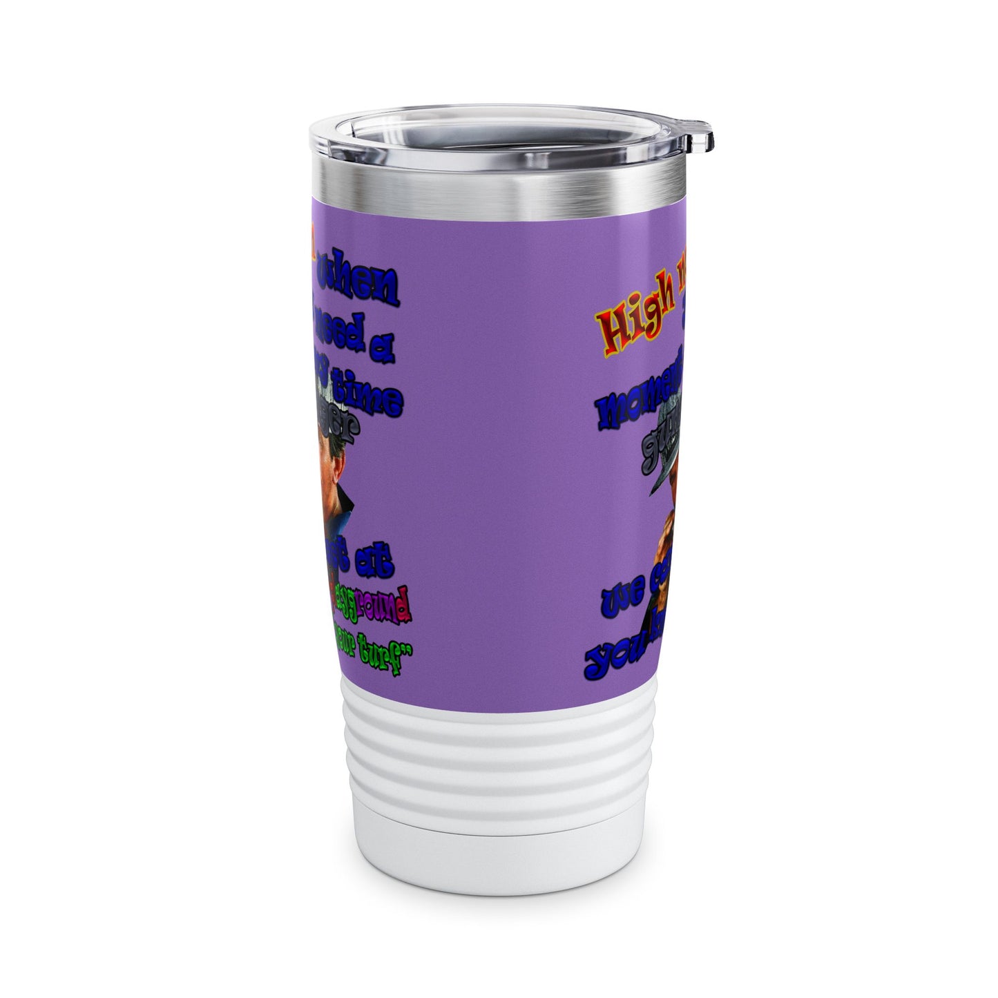 high noon - Ringneck Tumbler, 20oz (light purple)