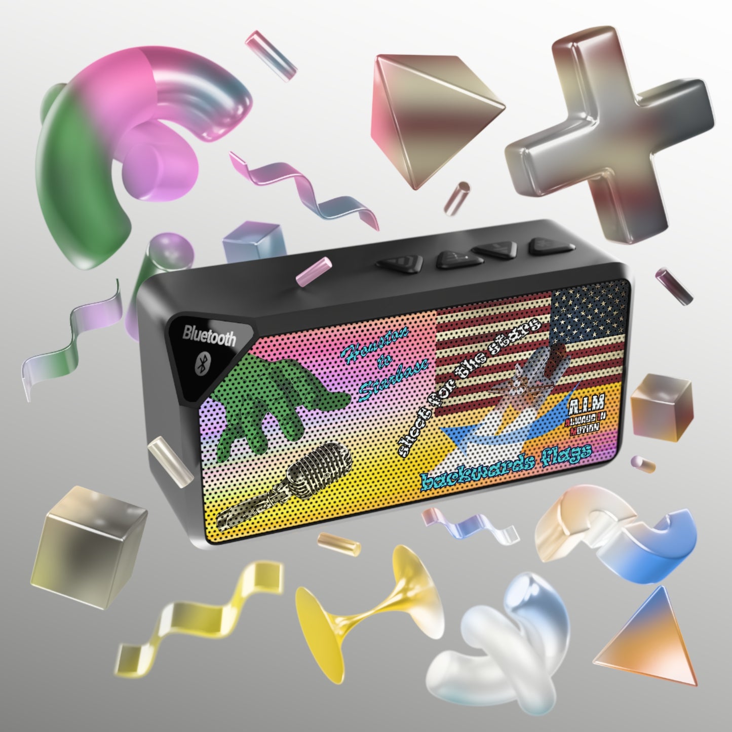 shoot for the stars - Jabba Bluetooth Speaker (color blur)