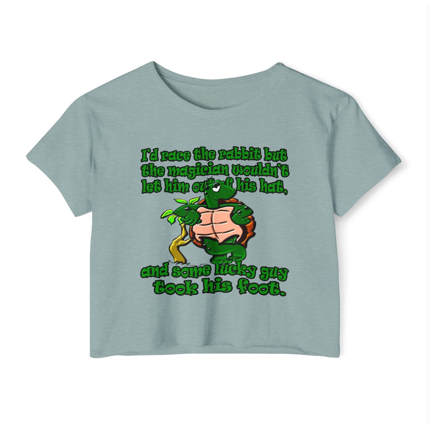 turtle race - Women's Festival Crop Top