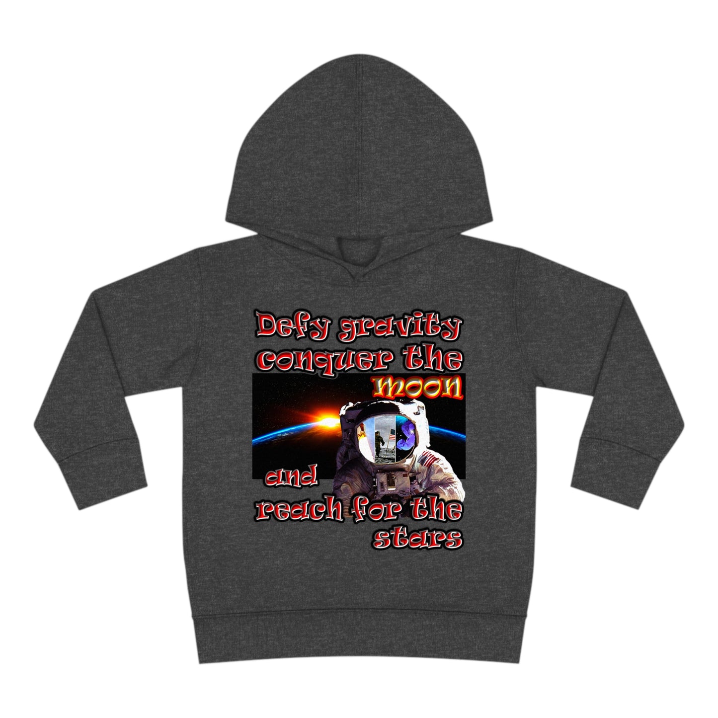 defy conquer reach - Toddler Pullover Fleece Hoodie