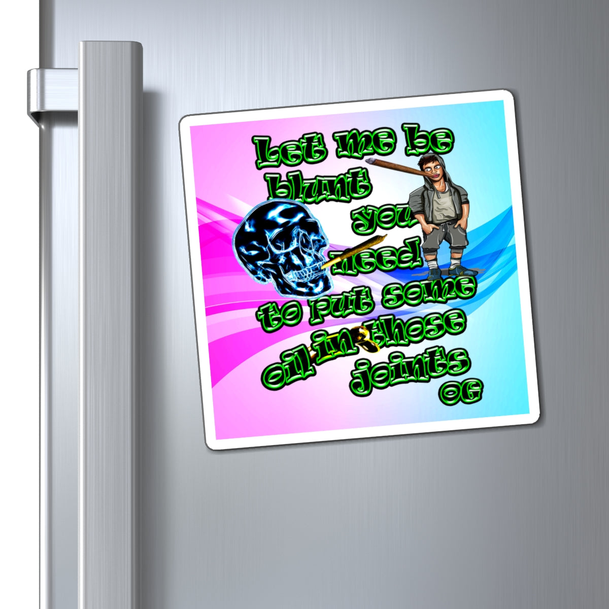 og - Magnets - (light blue-pink wave)