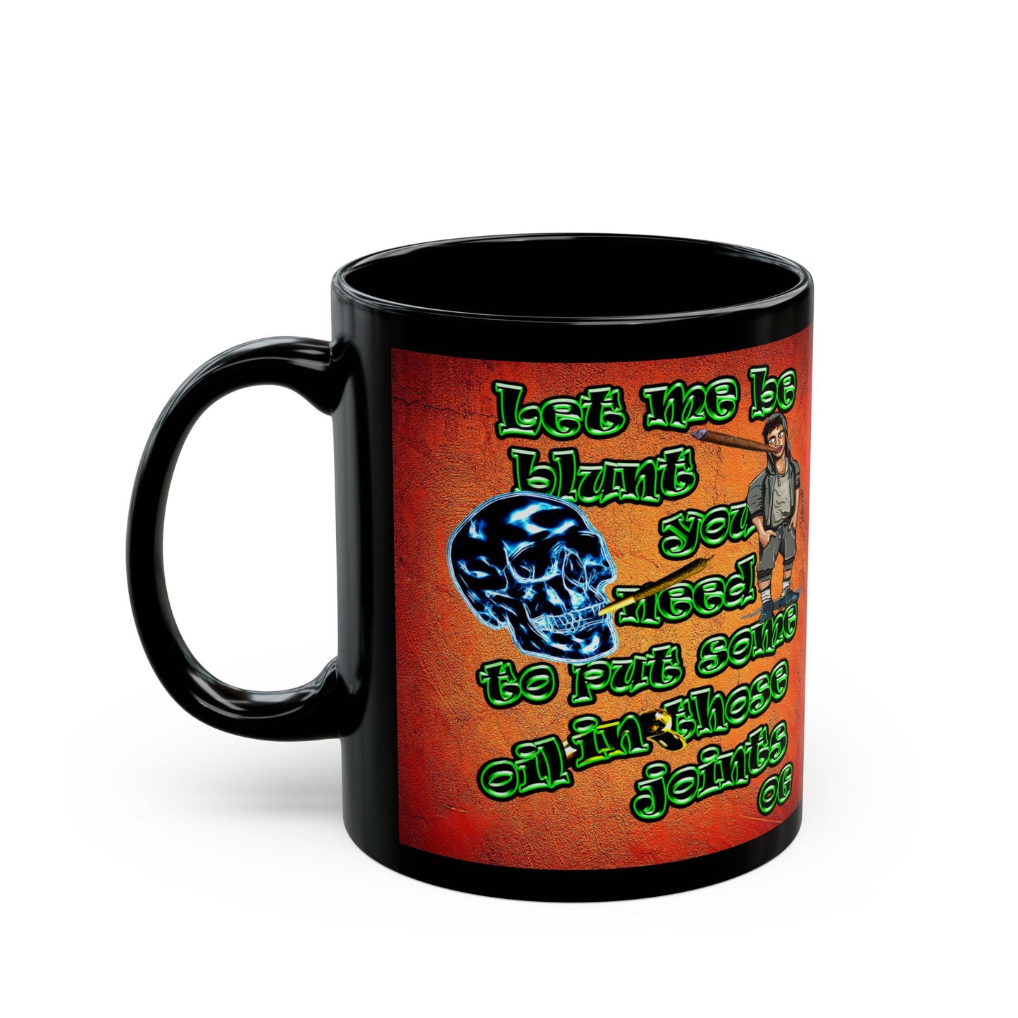og - Black Mug (burnt orange)