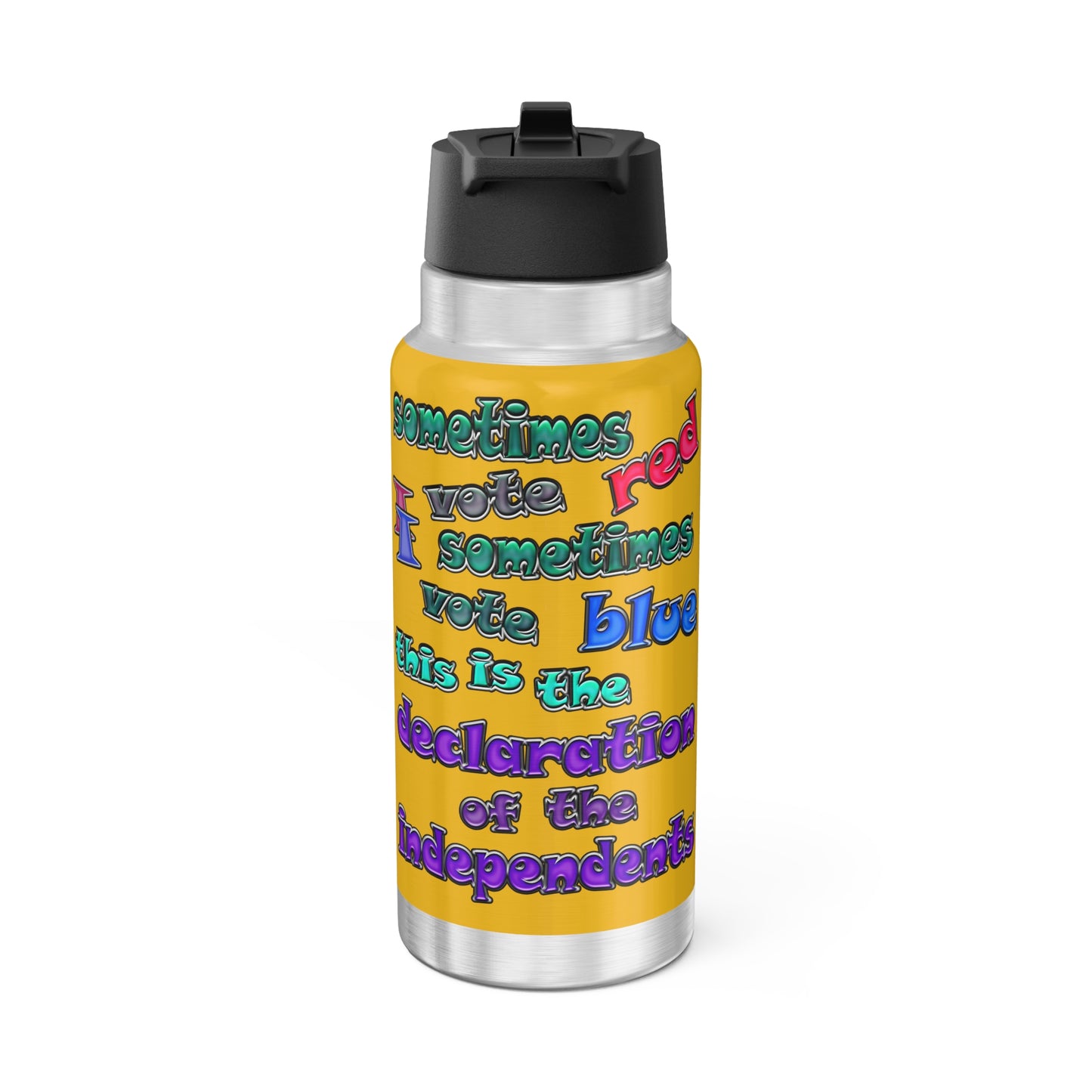declaration of the independents - Gator Tumbler, 32oz (yellow)