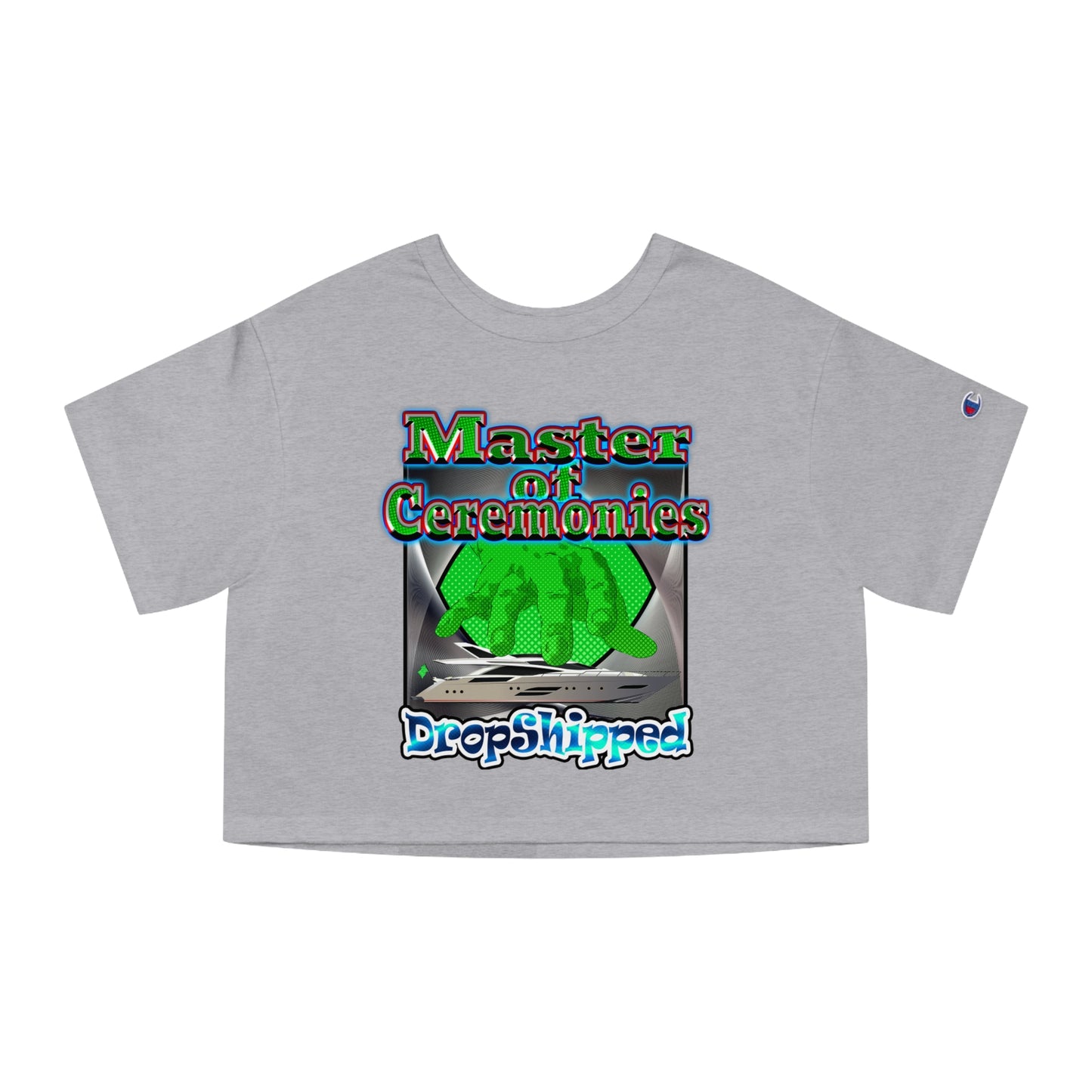 logo - Champion Women's Heritage Cropped T-Shirt