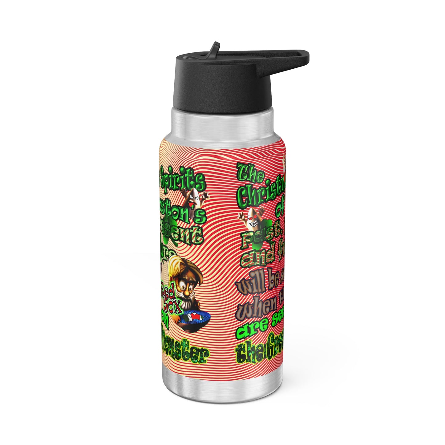 christmas spirits of boston - Gator Tumbler, 32oz (yellow-orange wave)