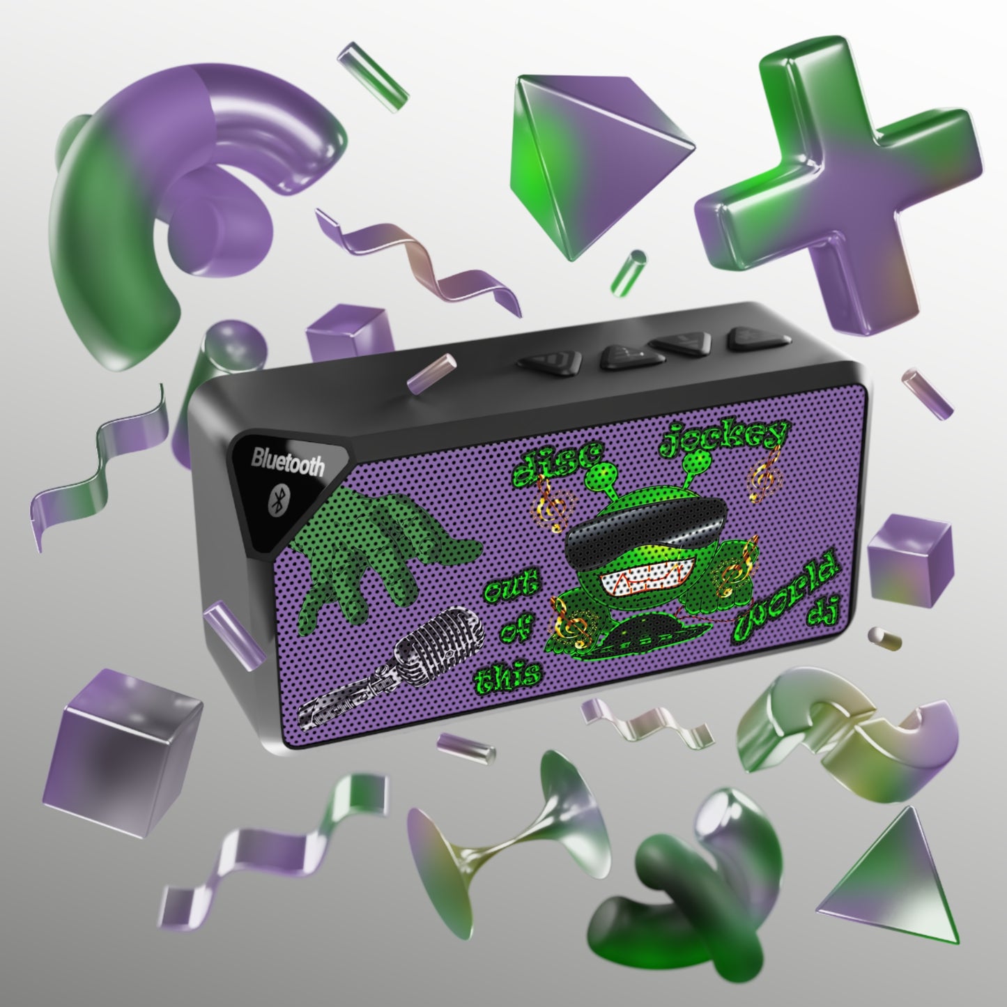 disc jockey - Jabba Bluetooth Speaker (light purple)
