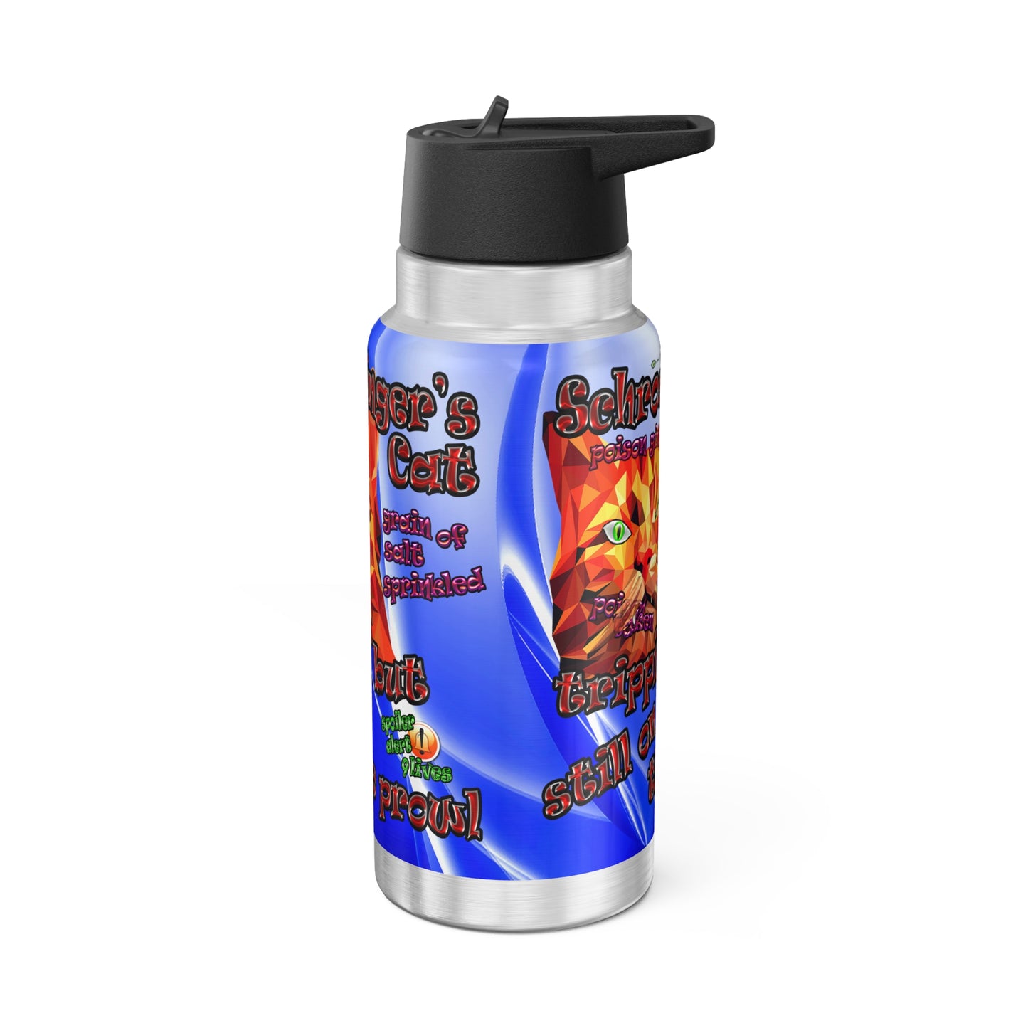 schrodinger's cat - Gator Tumbler, 32oz (blue-white wave)