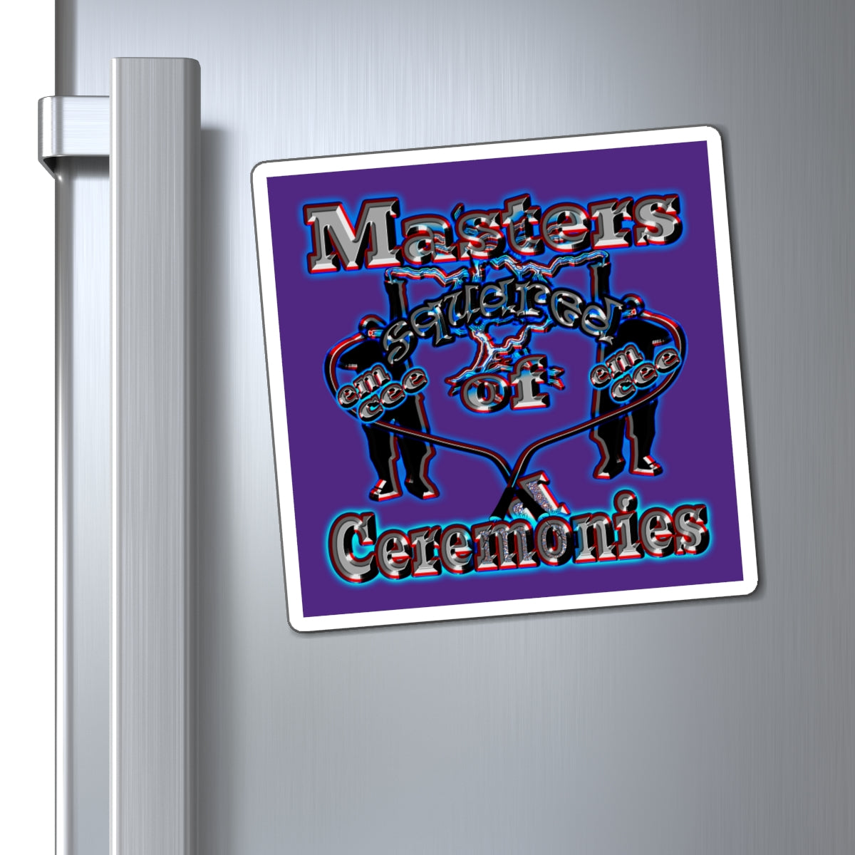 em cee squared - Magnets - (purple)