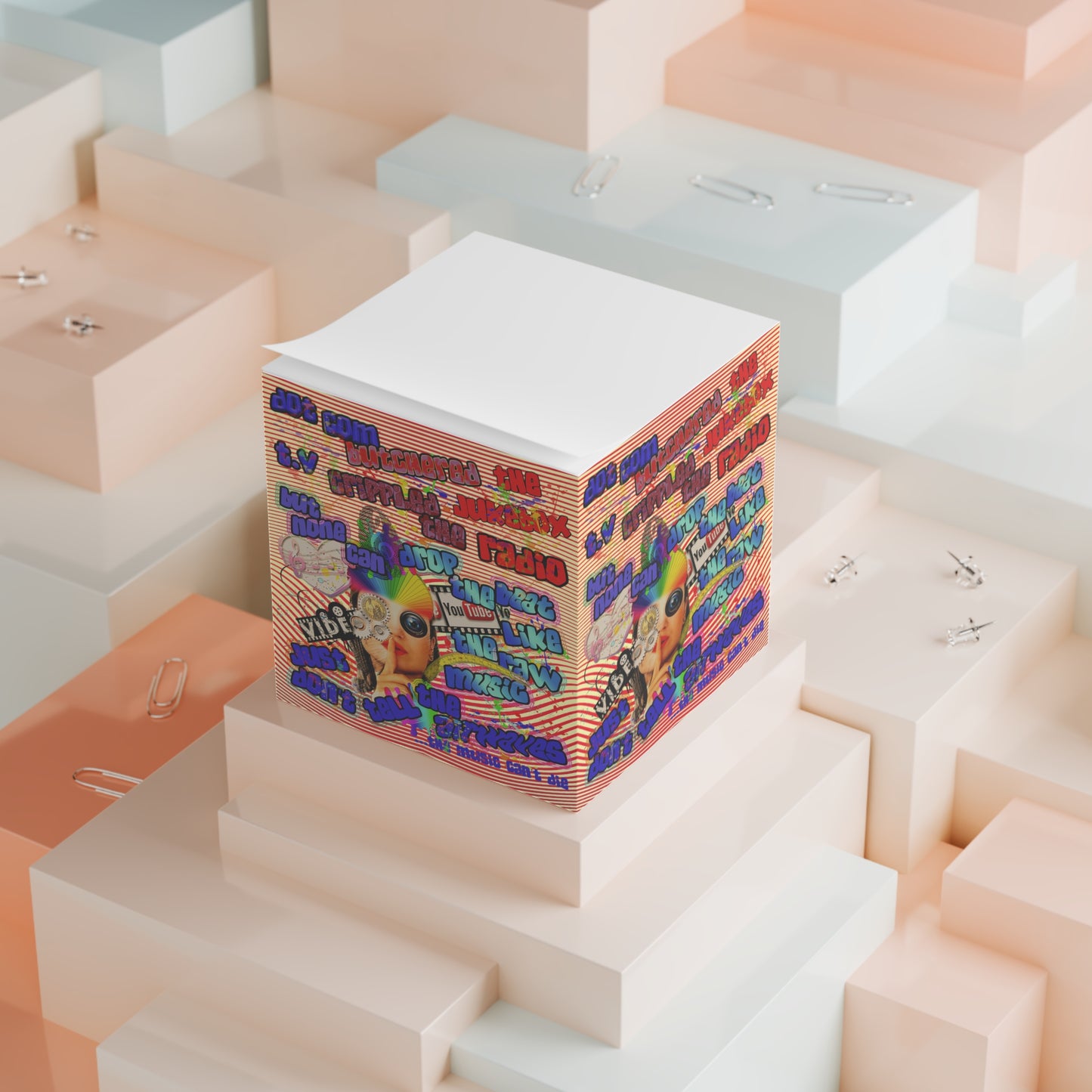 drop the beat - note cube (yellow-orange wave)