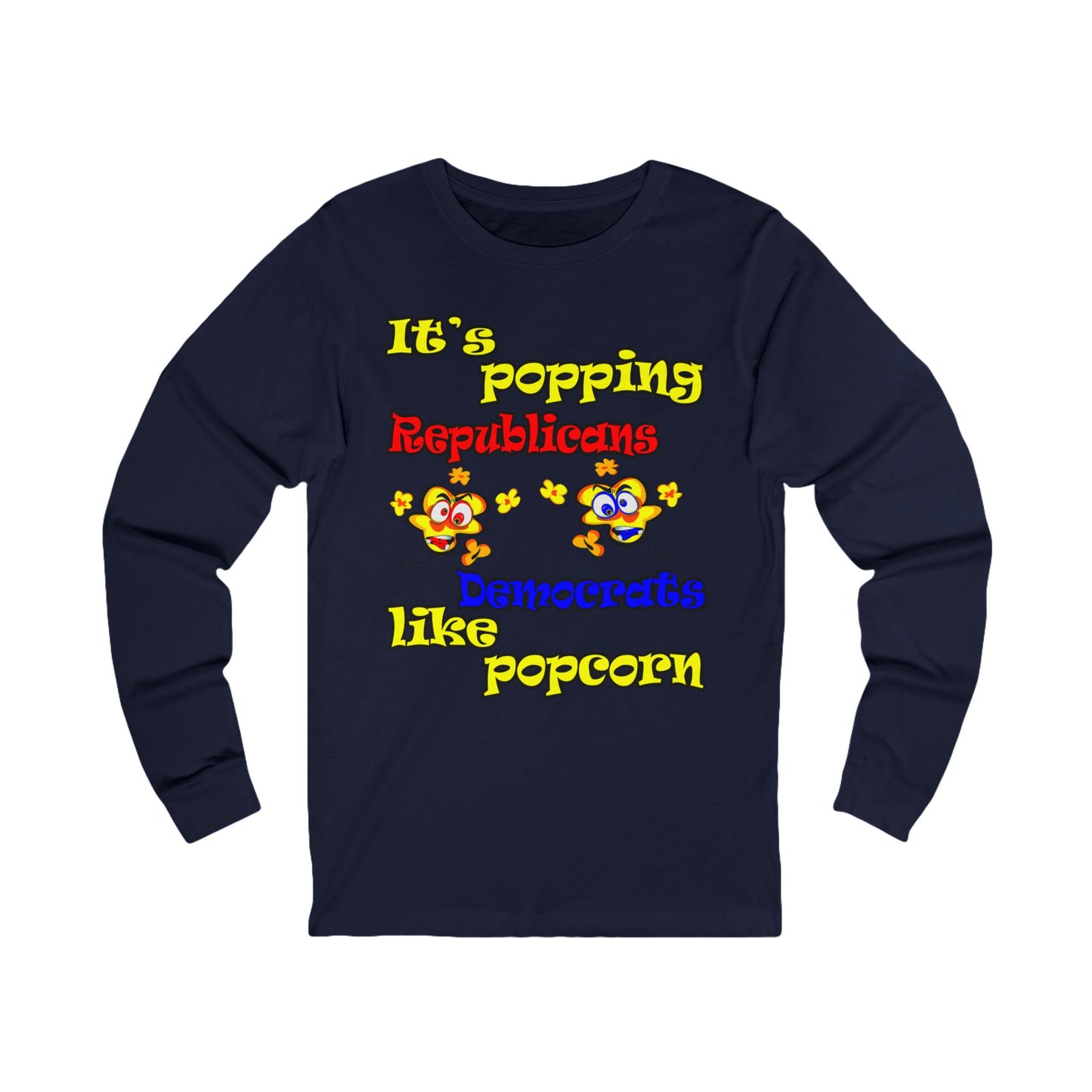 popping like popcorn - Unisex Jersey Long Sleeve Tee