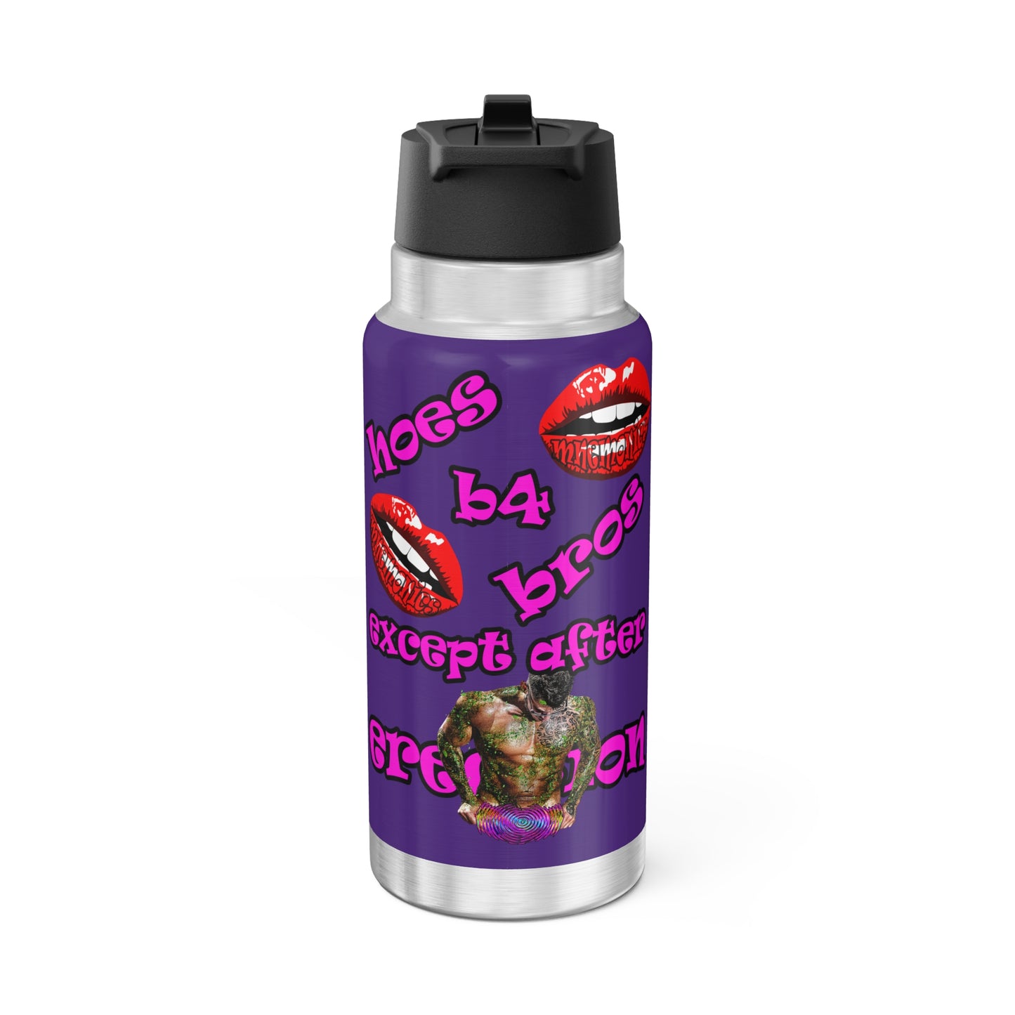 hoes b4 bros - Gator Tumbler, 32oz (purple)