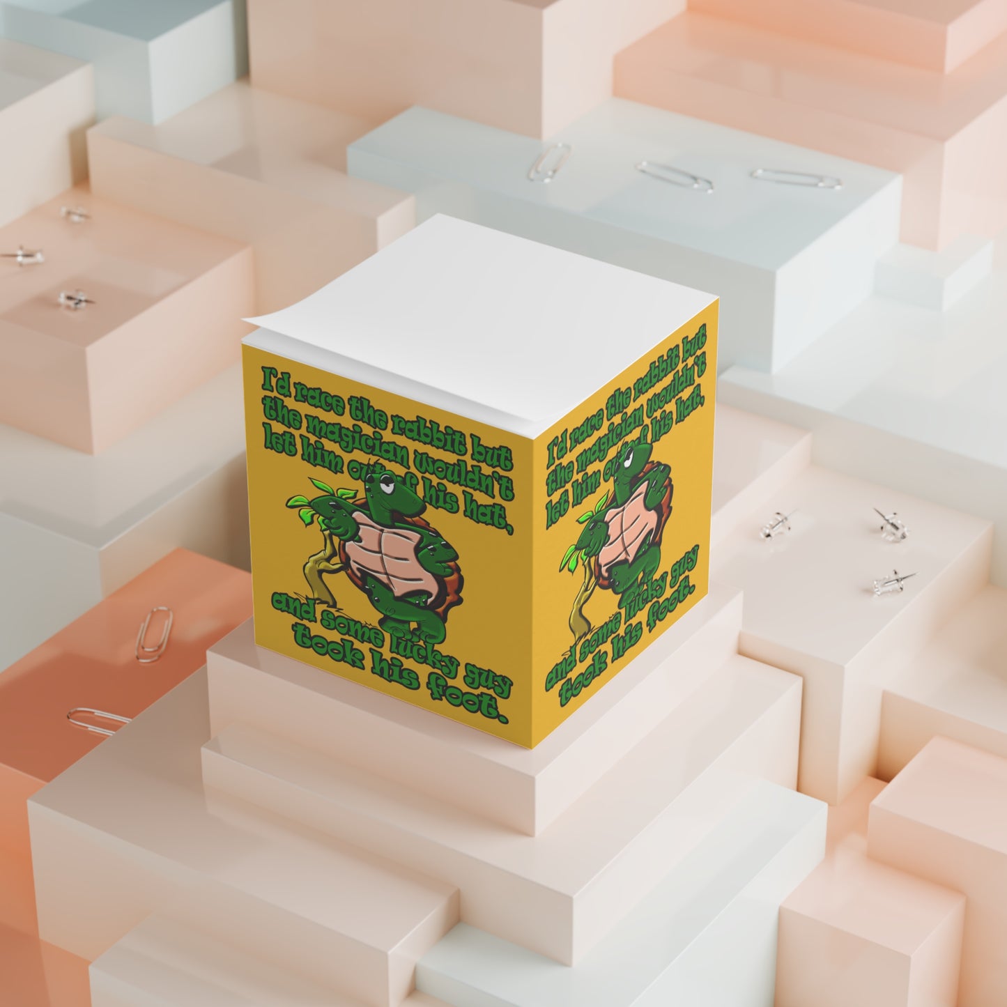turtle race - note cube (yellow)